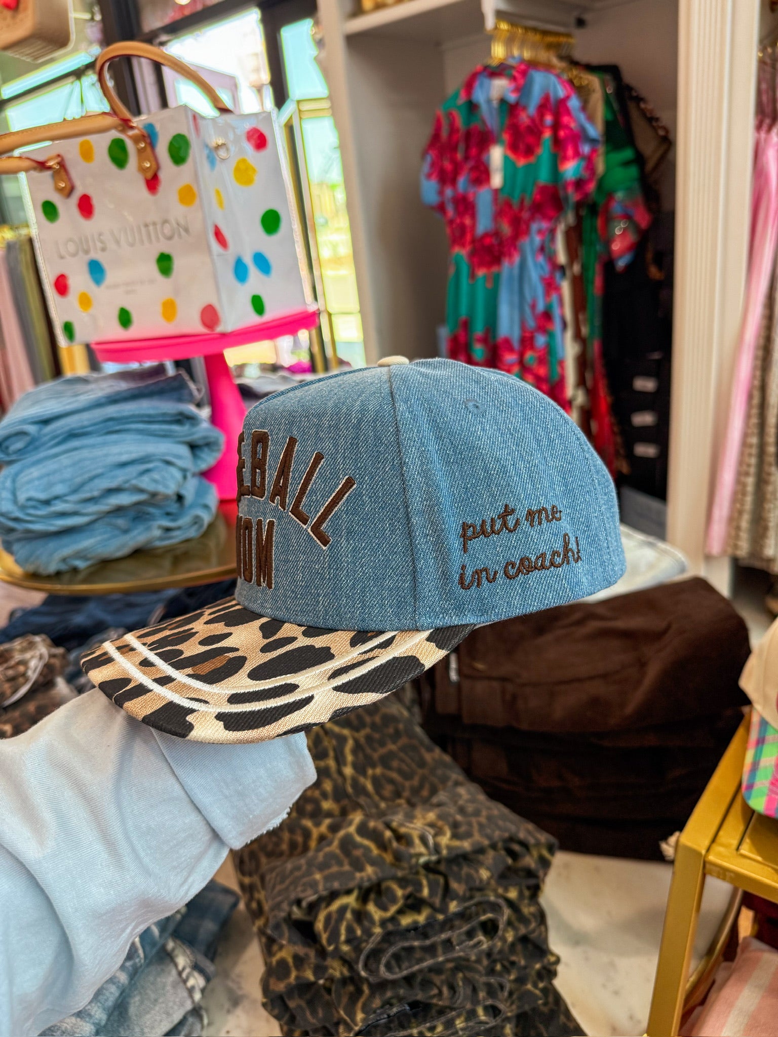 Baseball Mom Canvas Cap