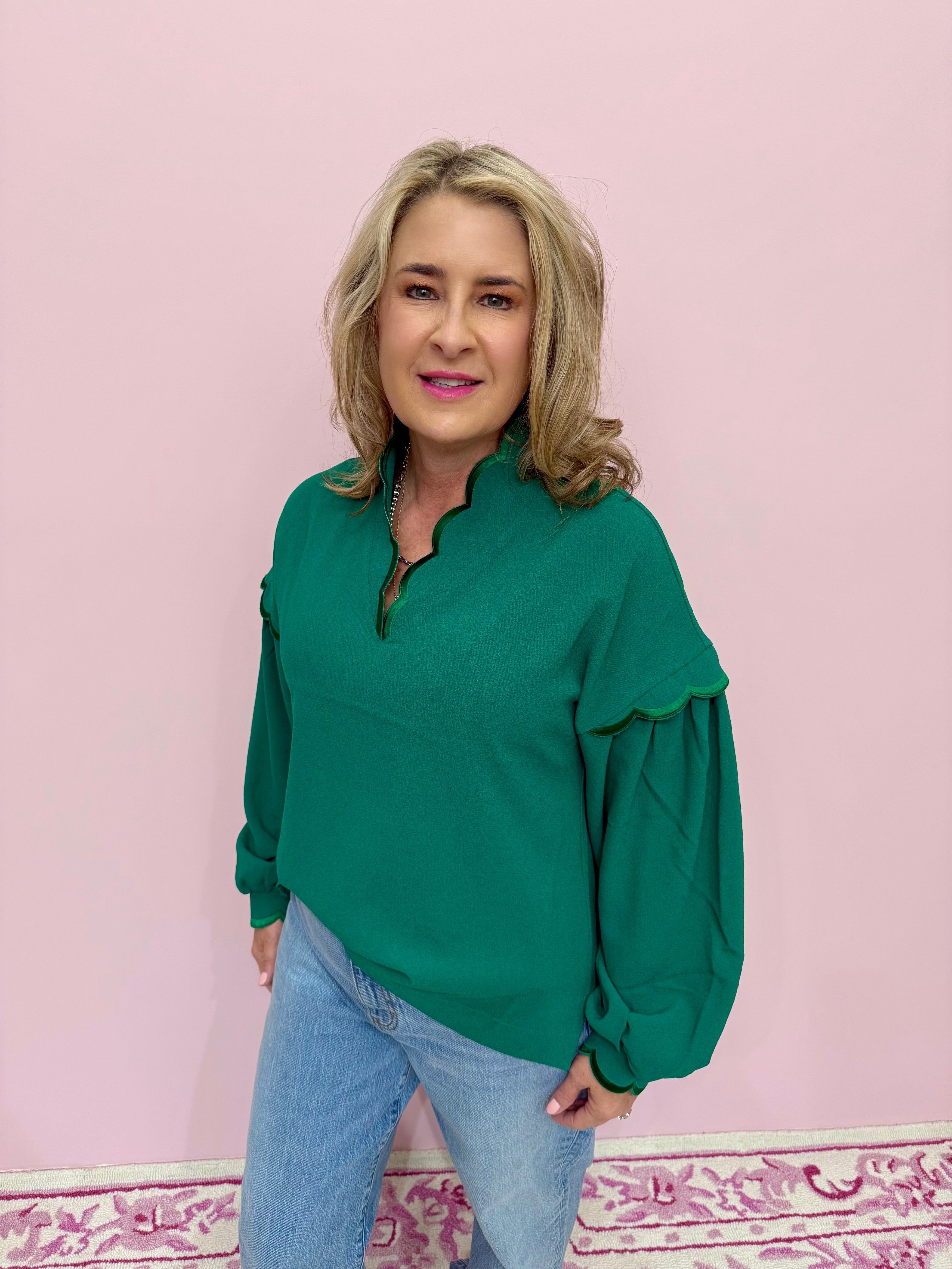 Green Orchid Top - Emily McCarthy