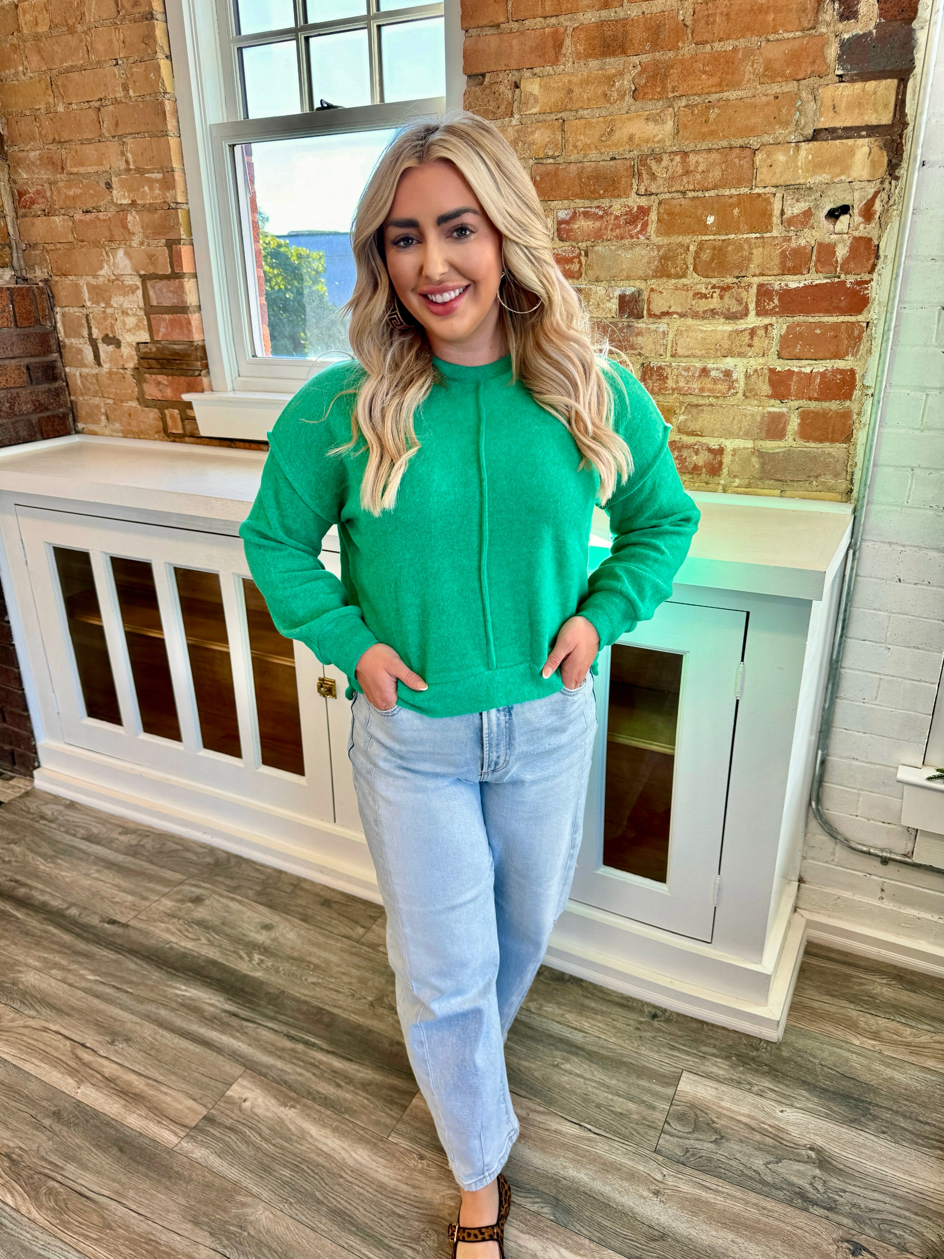 Blake Hacci Sweater Green