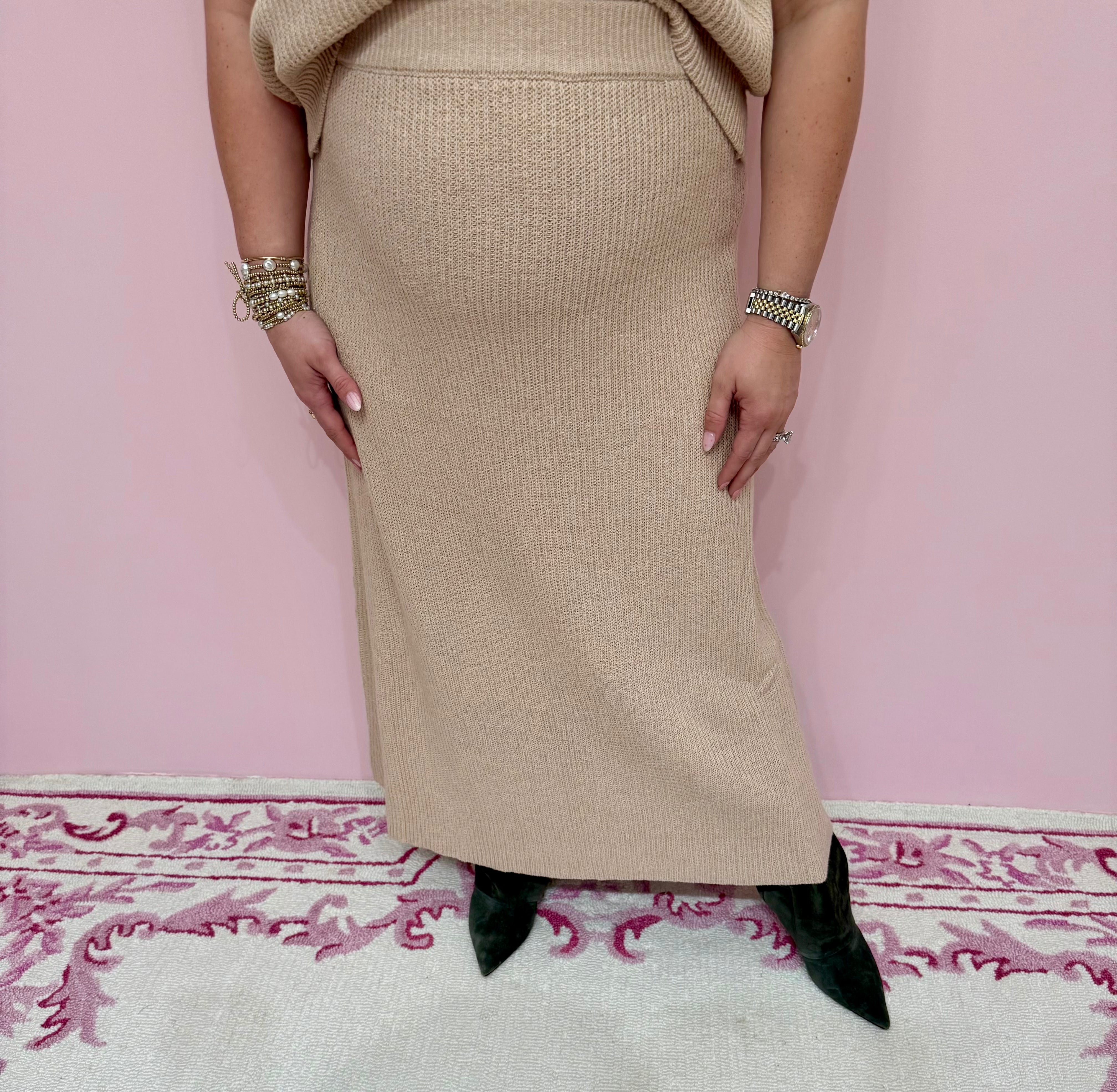 Crosby Sweater Midi Skirt