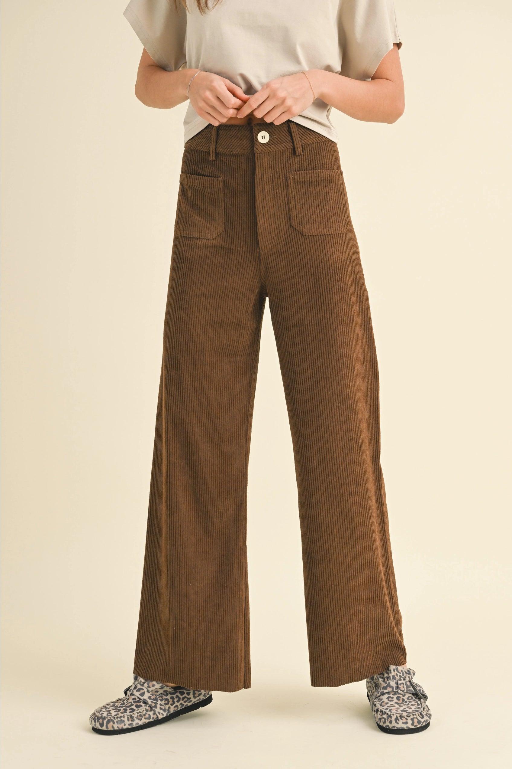 Corduroy Pocket Pants