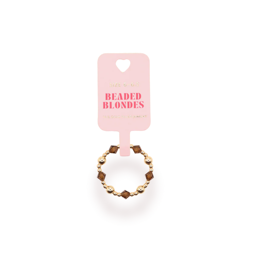 Cocoa Brown June Ring