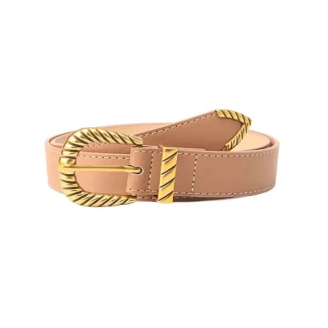 Rippled Buckle Belt