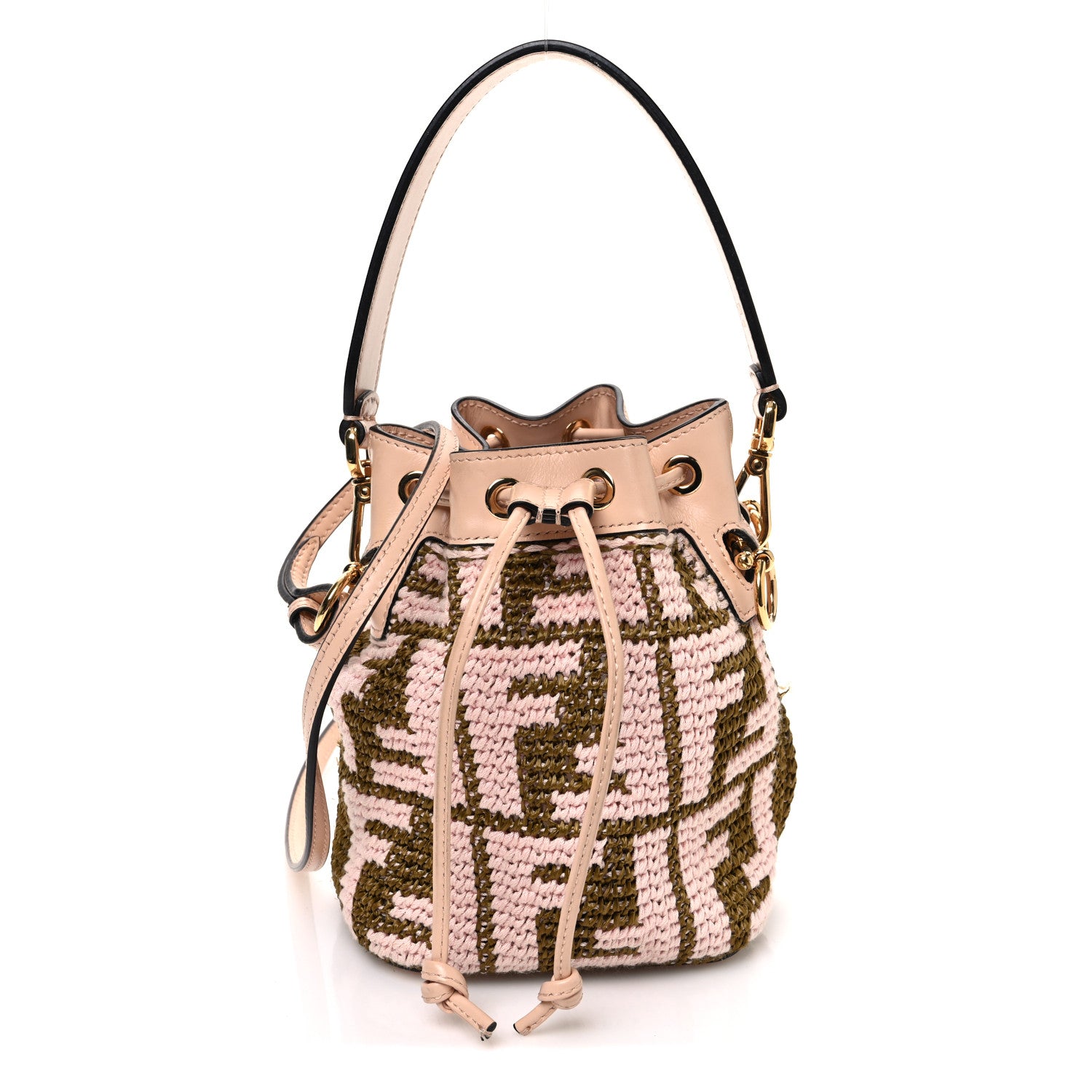 Fendi Mon Tresor Crochet Mini Tote