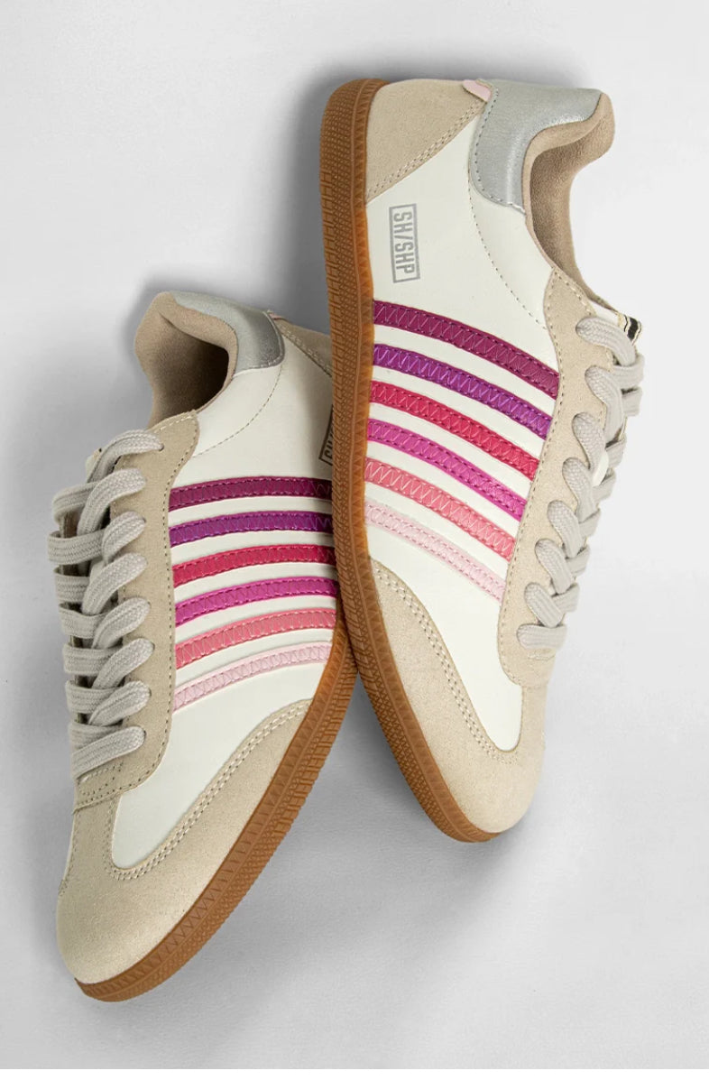 Stevie Pink Multi Sneaker