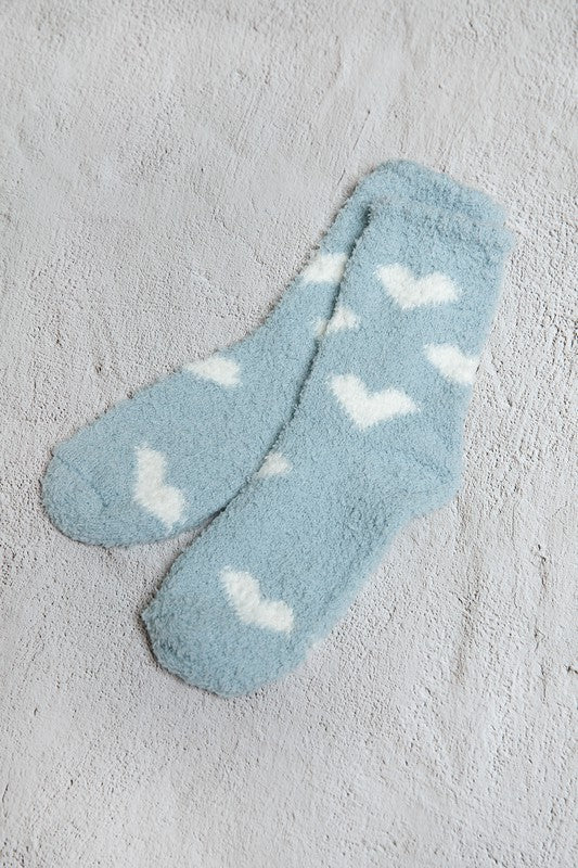 Valentine's Day Fuzzy Socks