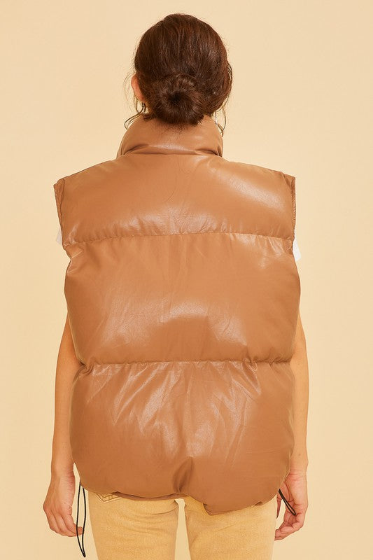 Autumn Leather Vest