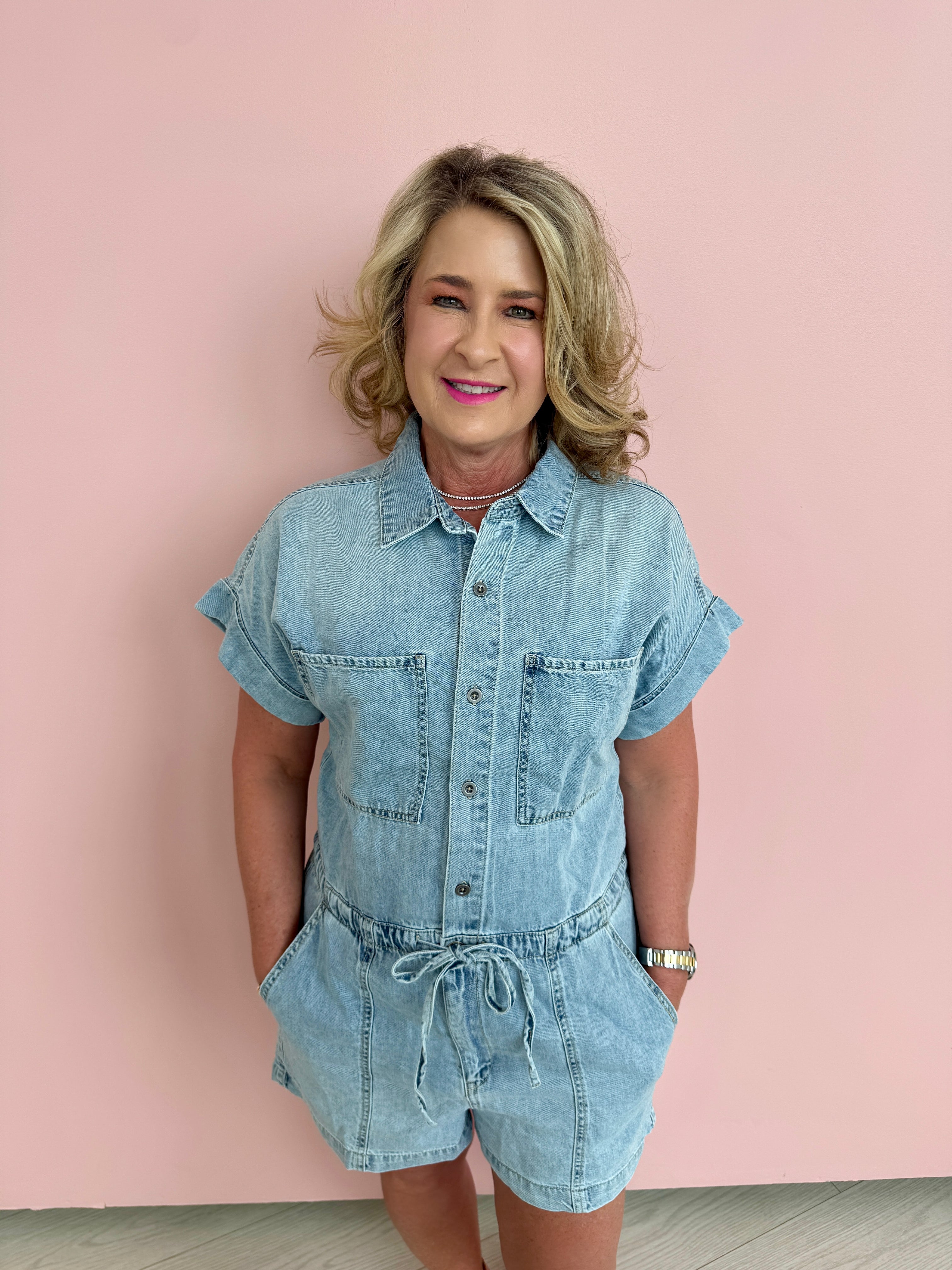 Surfside Romper in Wild Card