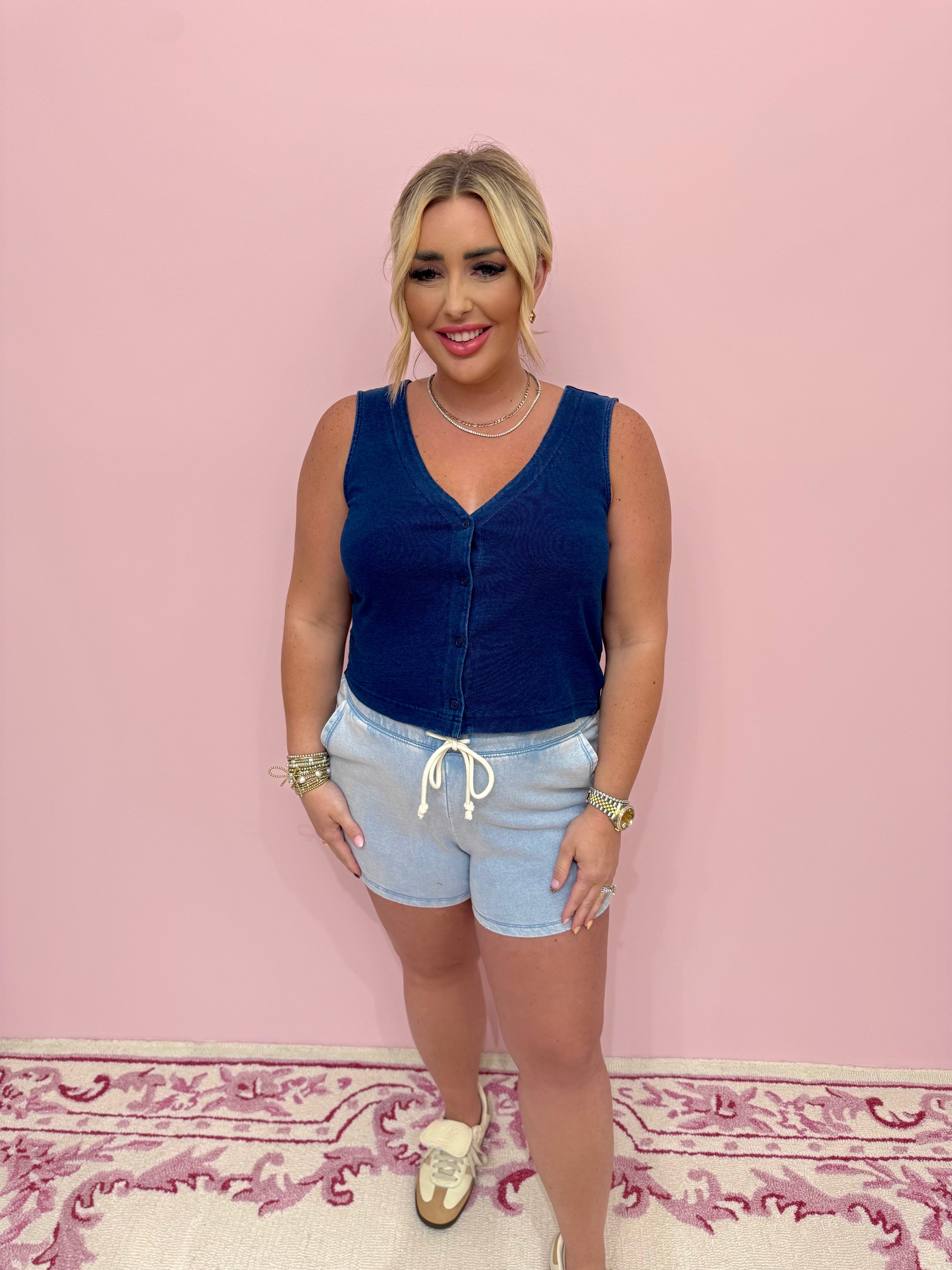 Hunter Knit Denim Short