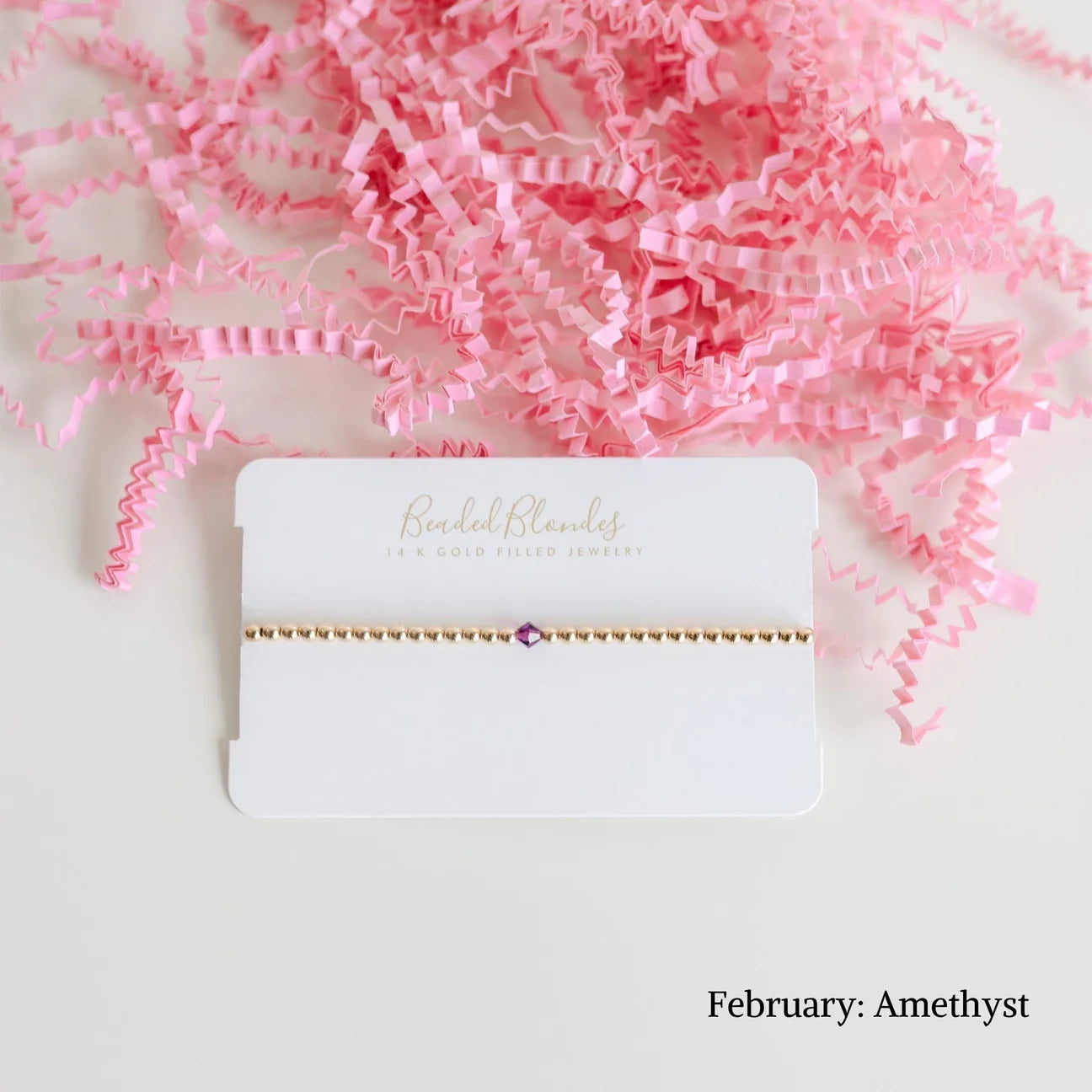 Birthstone Bracelet - February