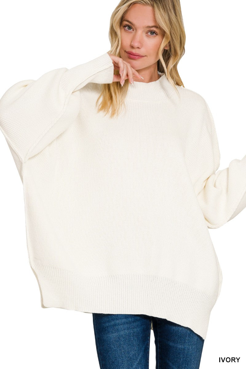 Kymber Oversized Sweater White