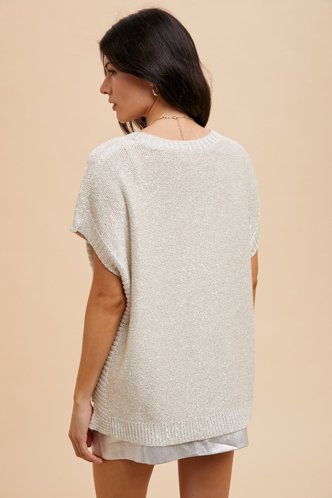 Chloe Sequin Sweater Vest