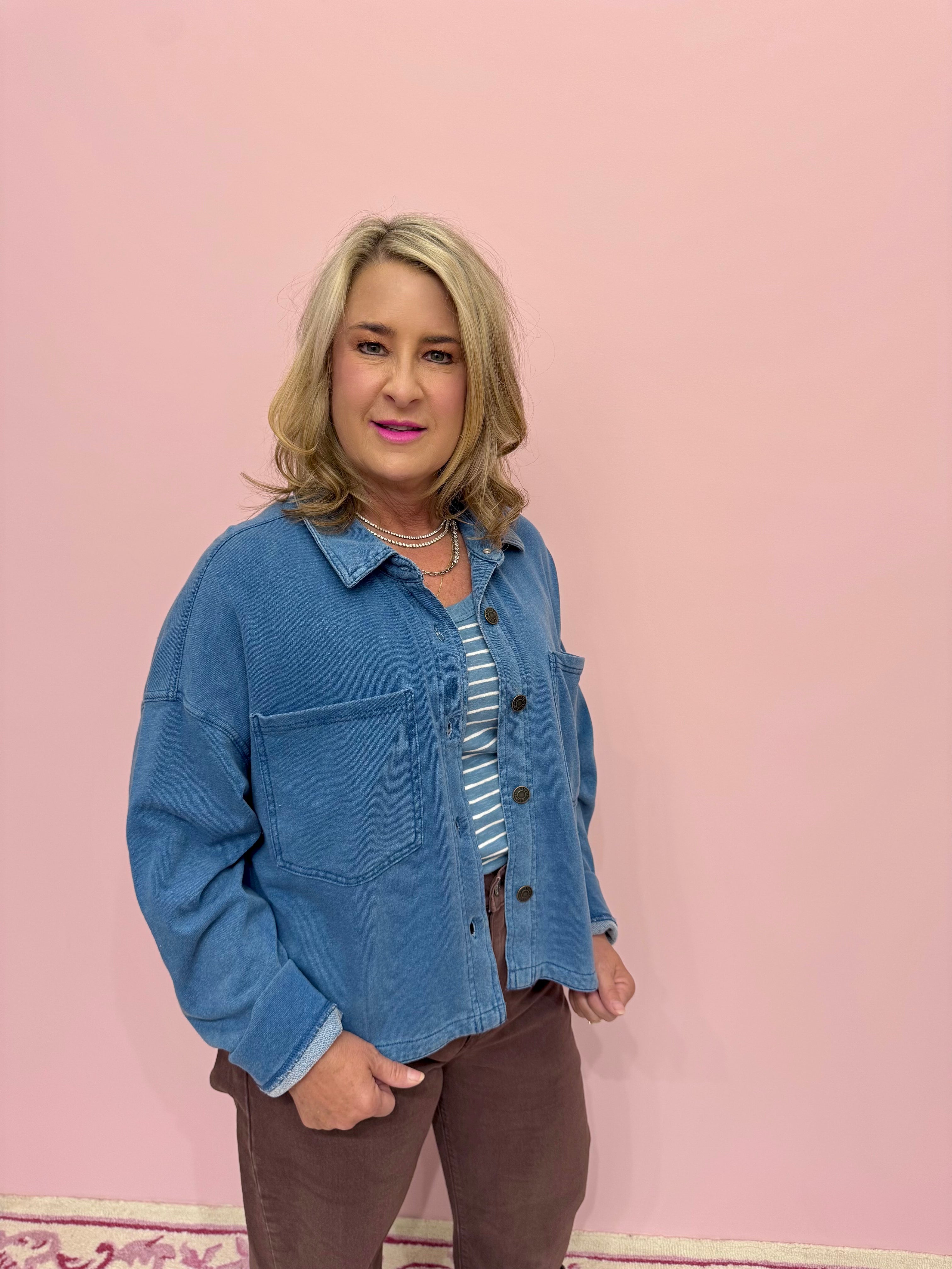 All Day Cropped Knit Jacket