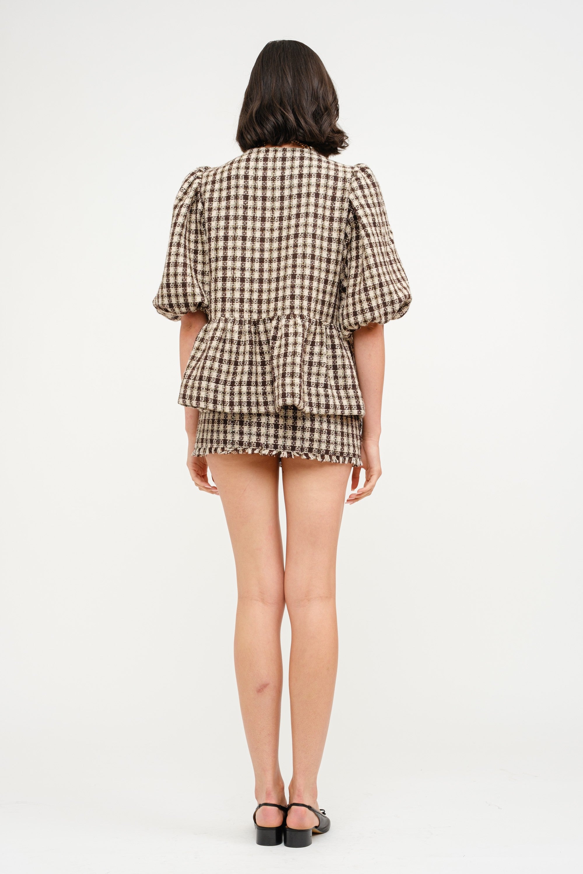 Norah Plaid Blouse