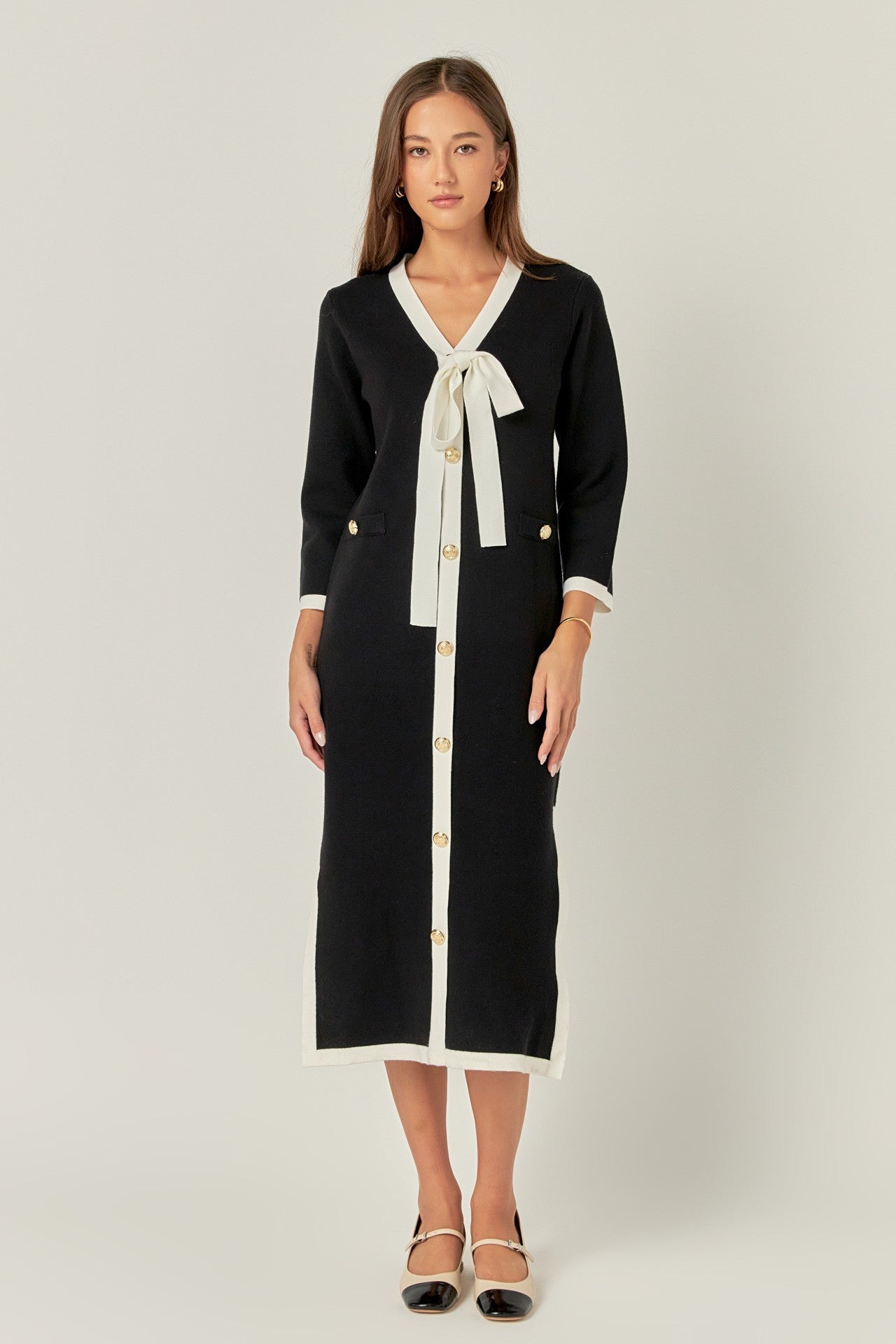 Ronnie Bow Midi Dress