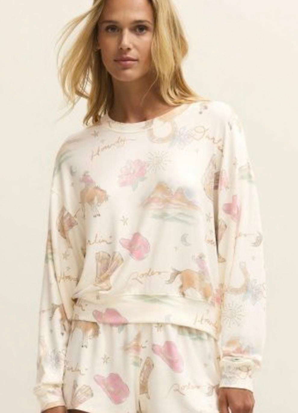 Desert Rose LS Top