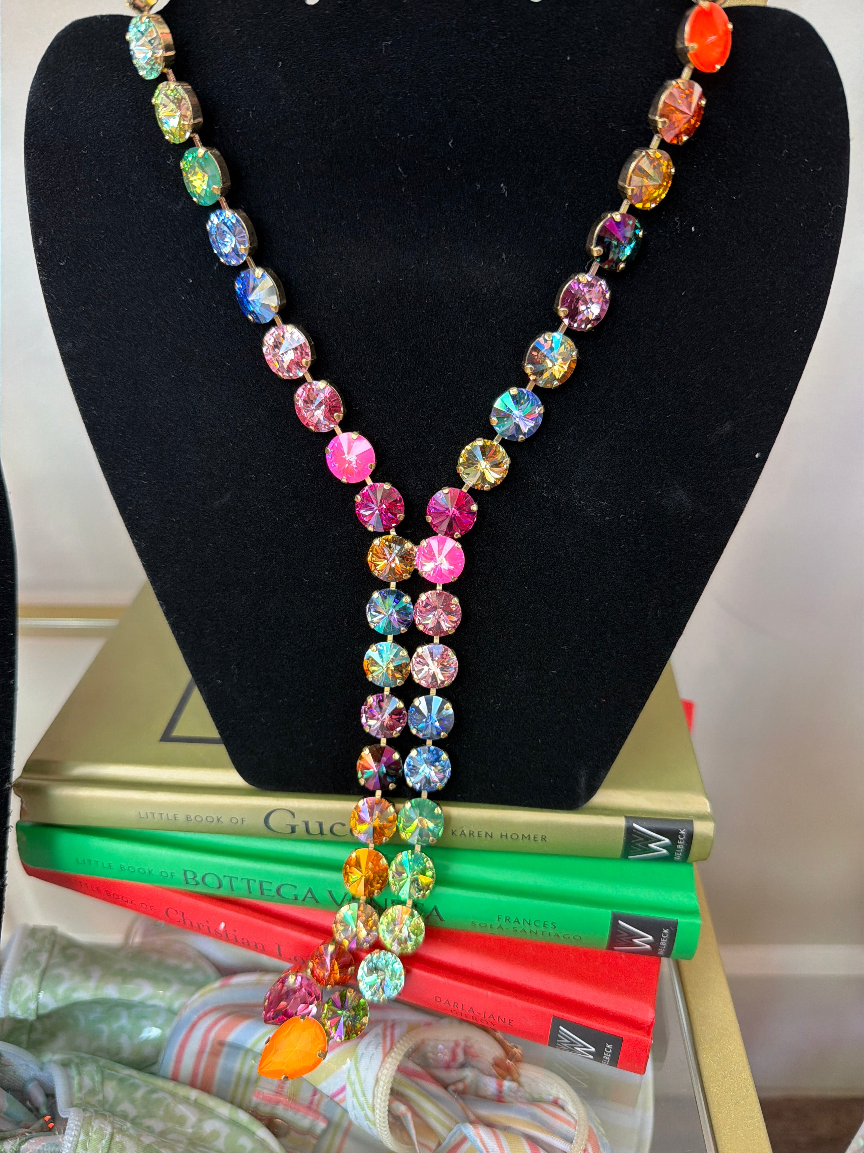 Split Necklace in Watermelon -Tova
