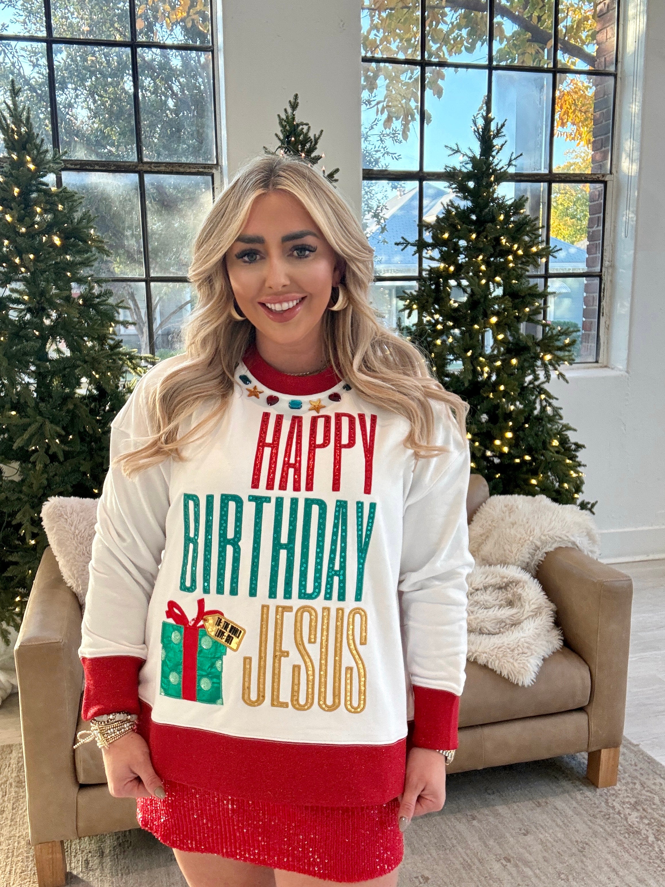 BC Happy Birthday Jesus Sweatshirt