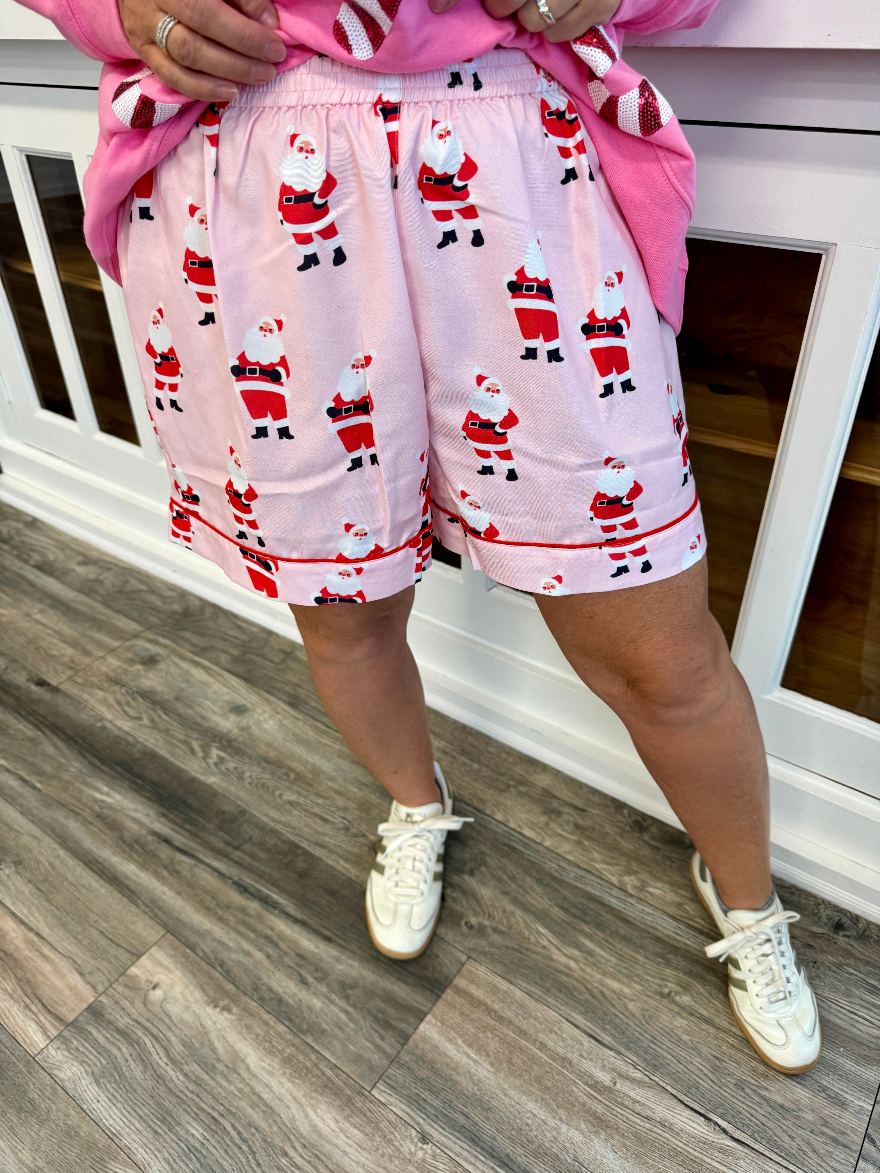 Holiday Pajama Short Pink