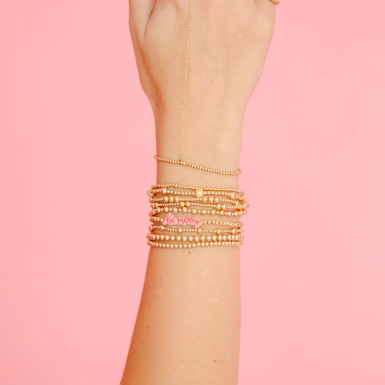 Be Merry Bracelet - Beaded Blondes