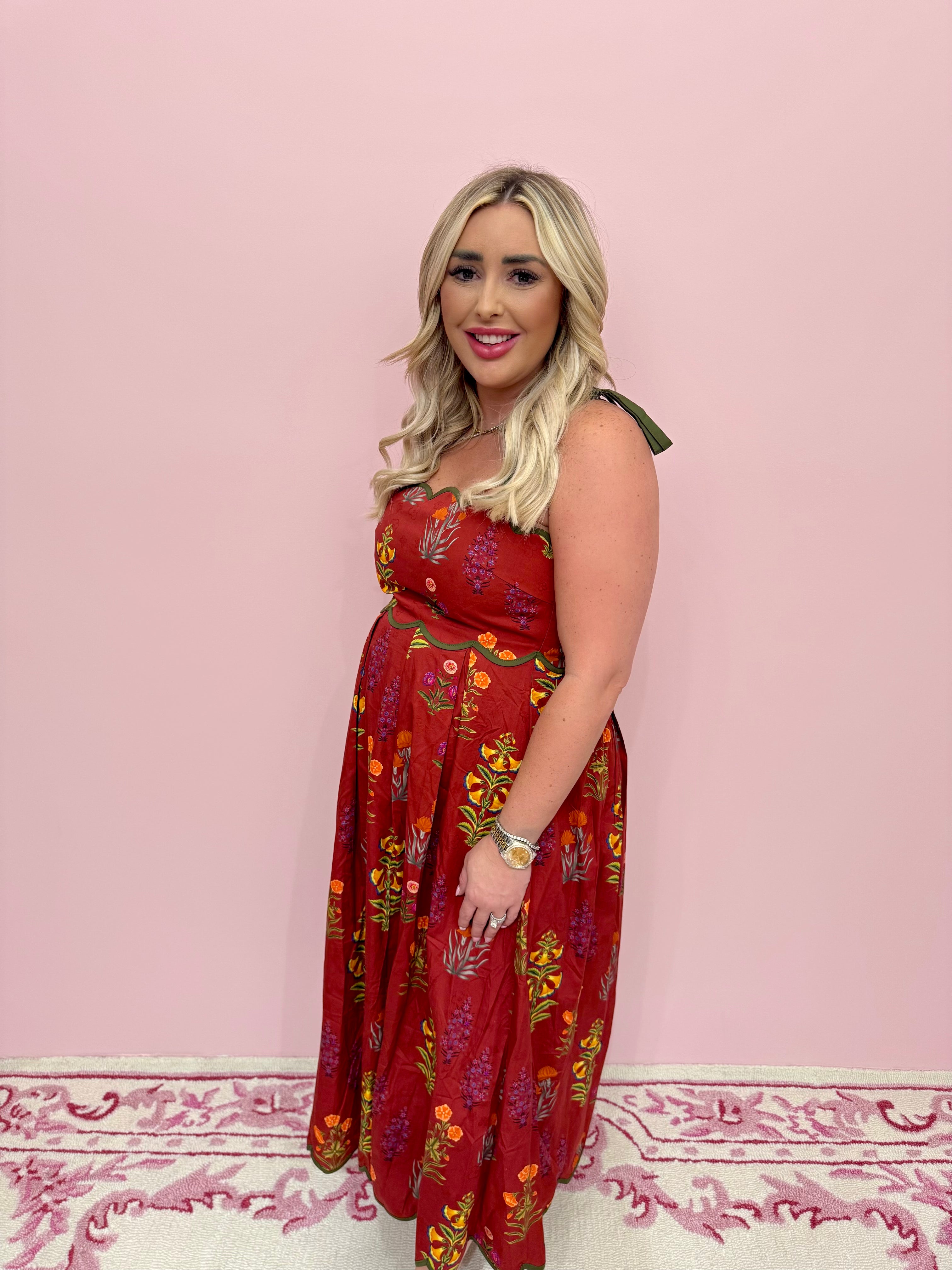 Darcy Floral Midi Dress