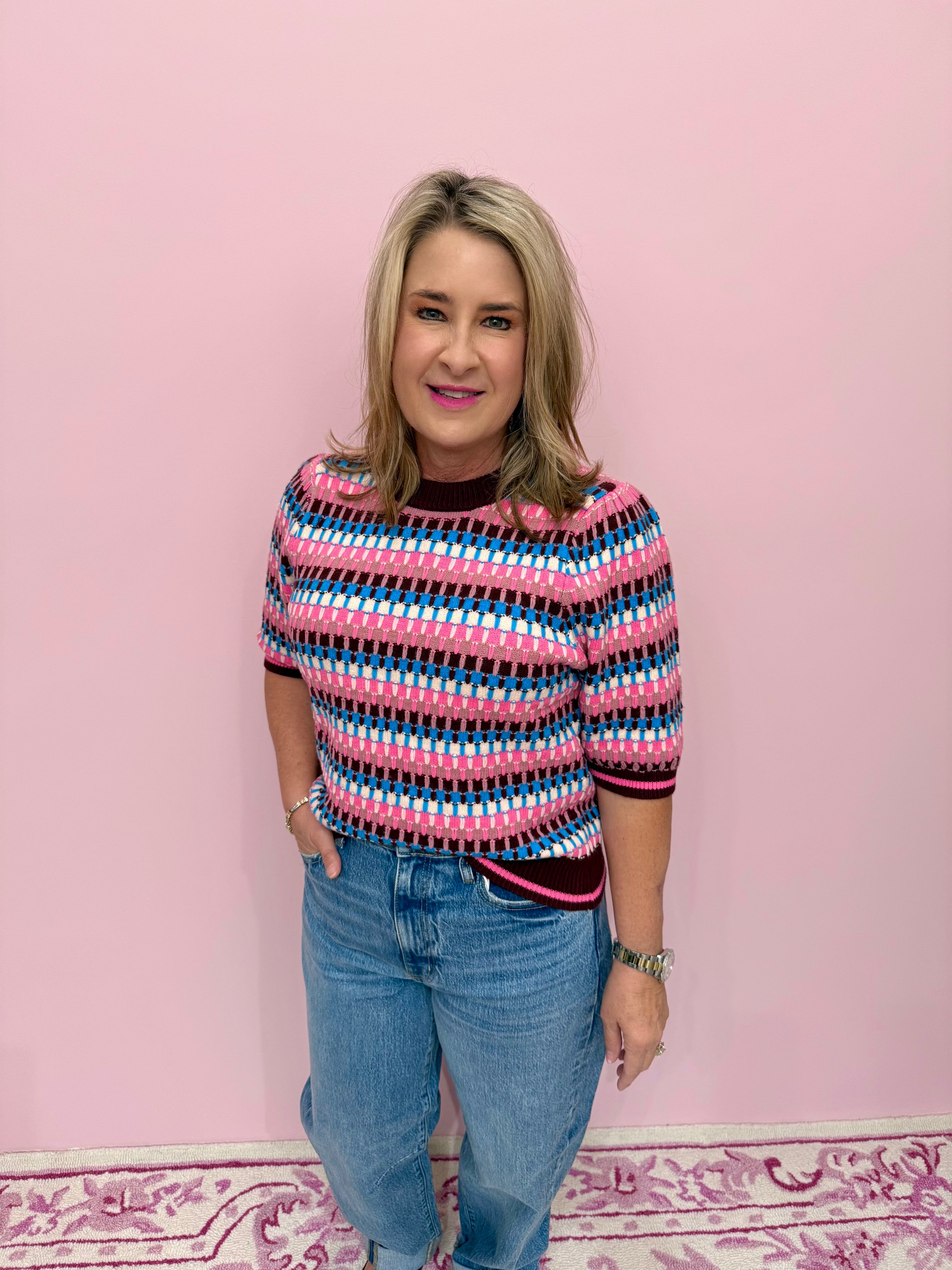 Venice Barrel Leg Cuffed Jean In The Blues