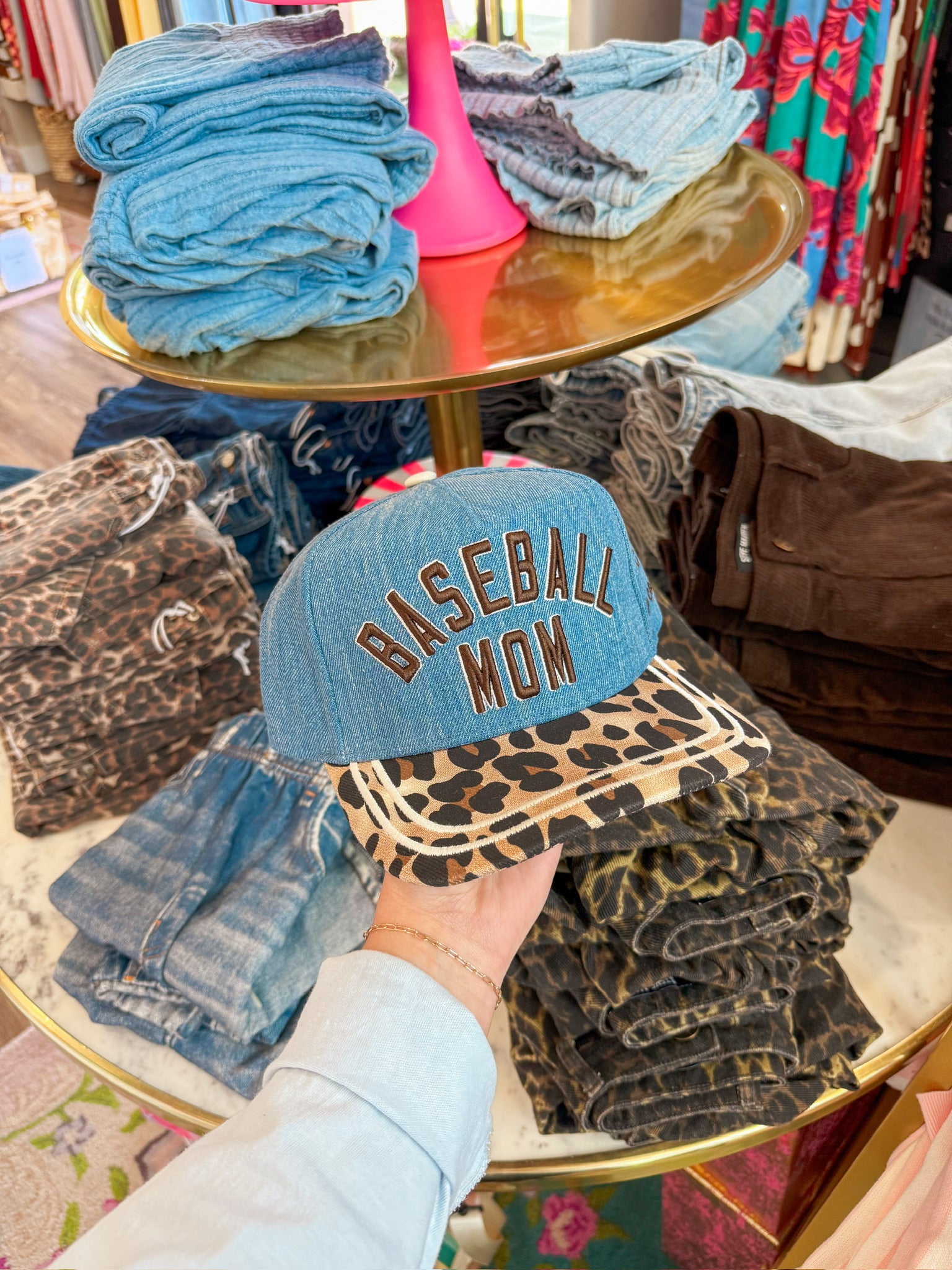 Baseball Mom Canvas Cap