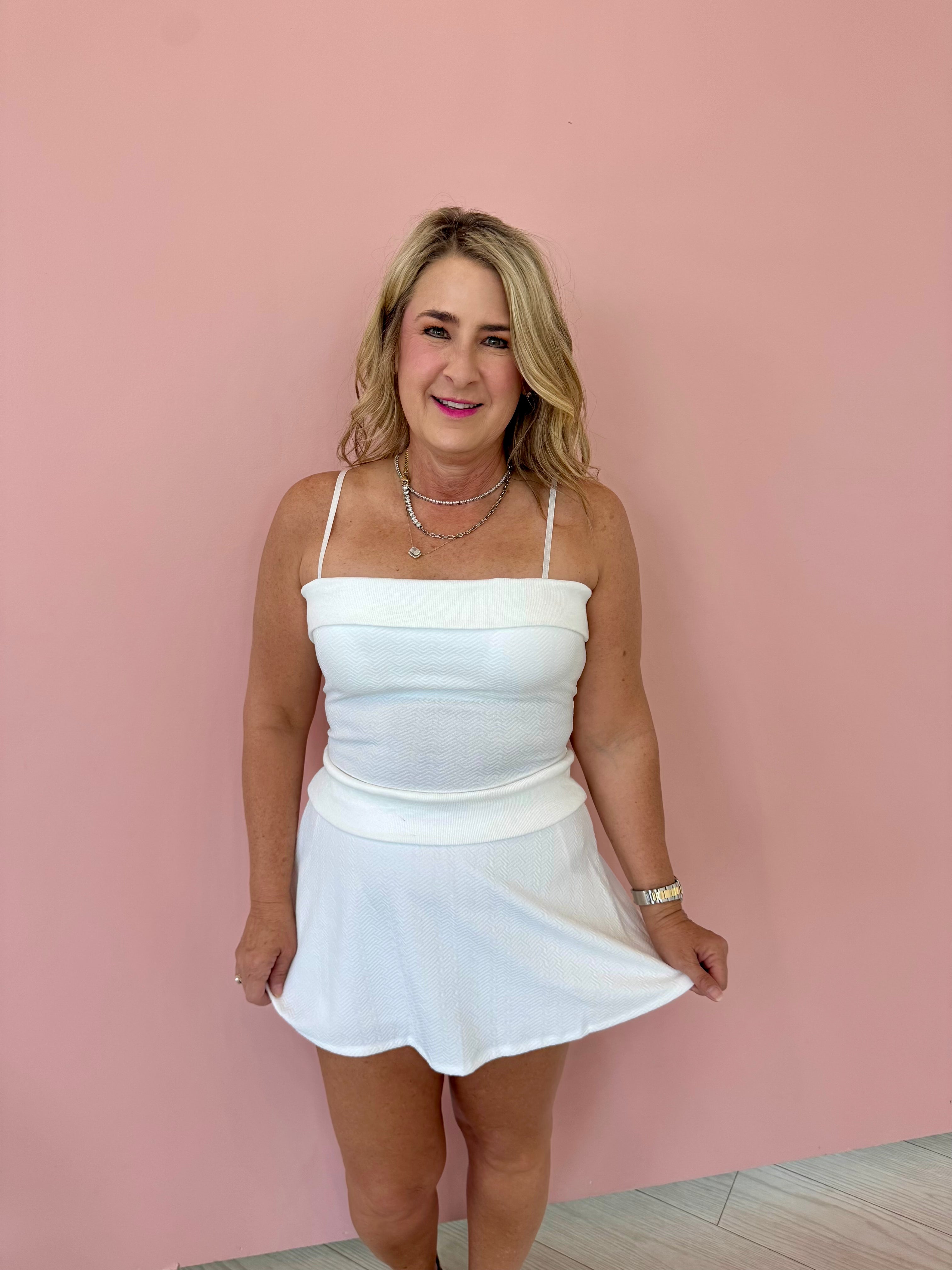 Fold Over Knit Skirt