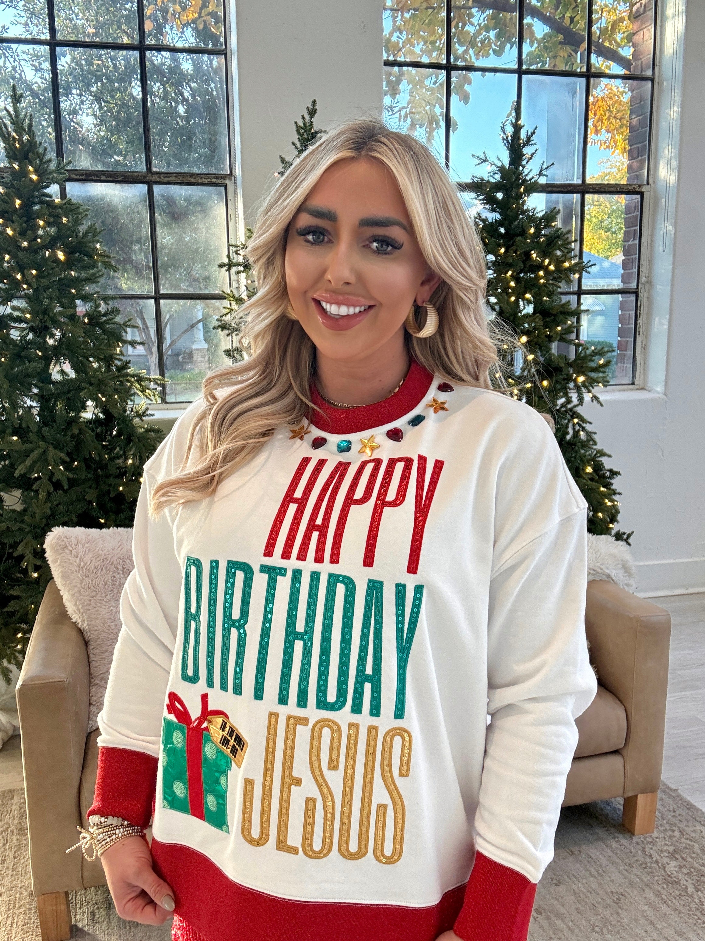 BC Happy Birthday Jesus Sweatshirt