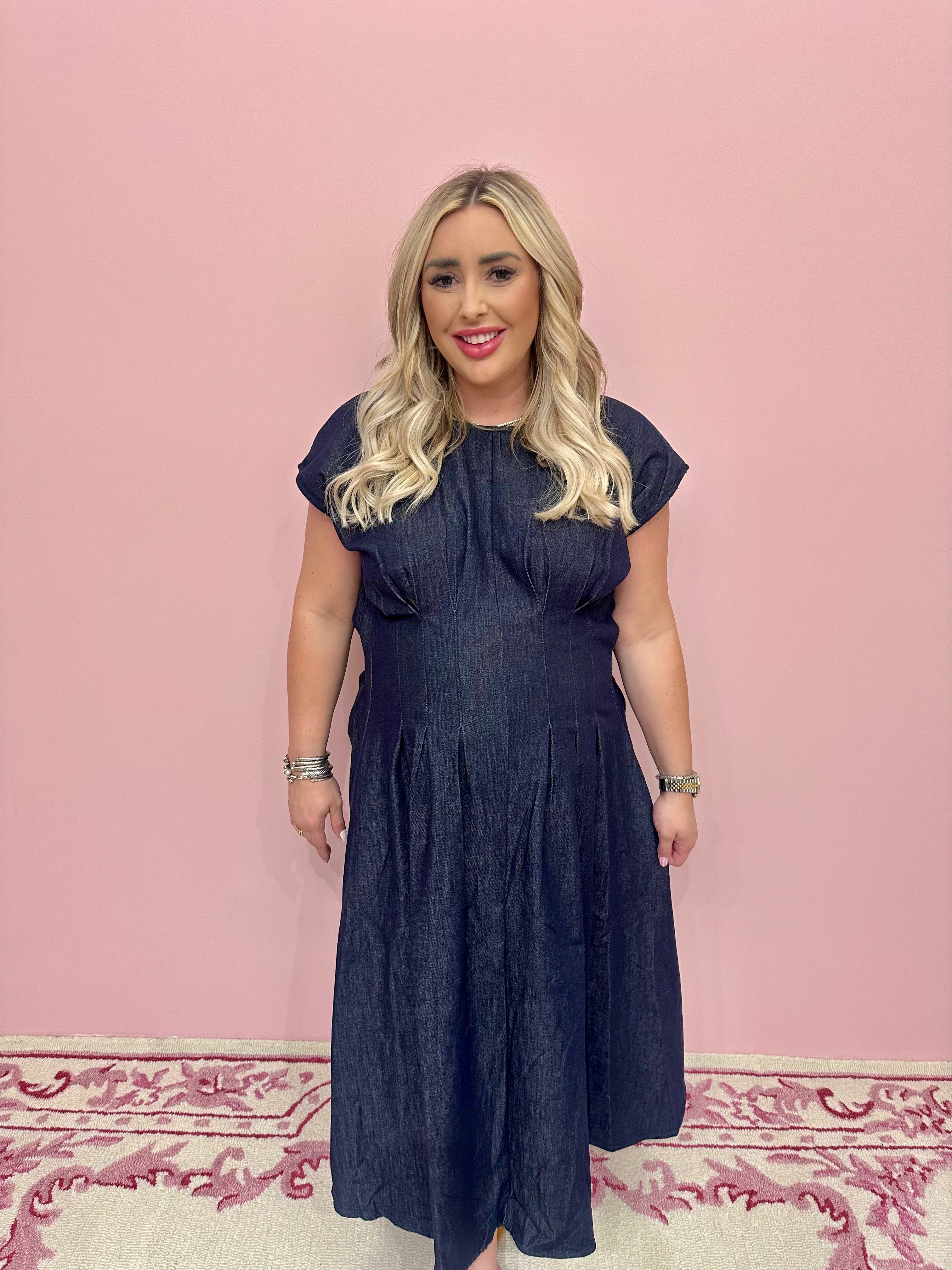 Smith Denim Midi Dress