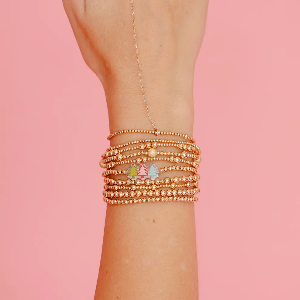 Tree Trio Holiday Bracelet