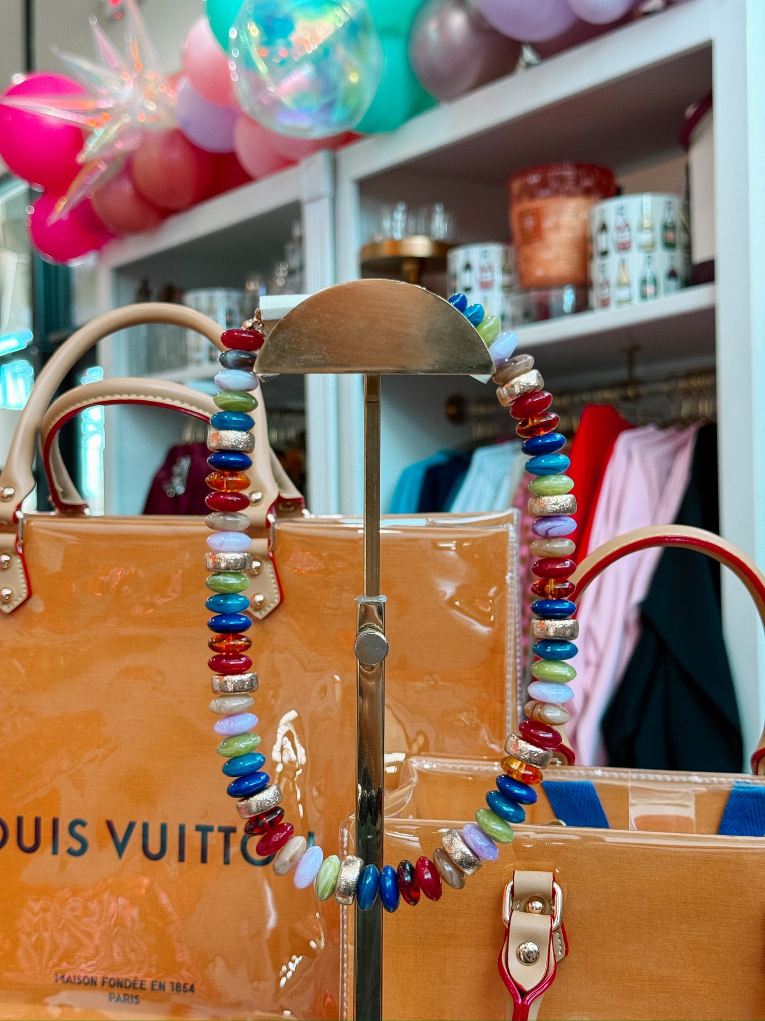 Big Beaded Colorful Necklace