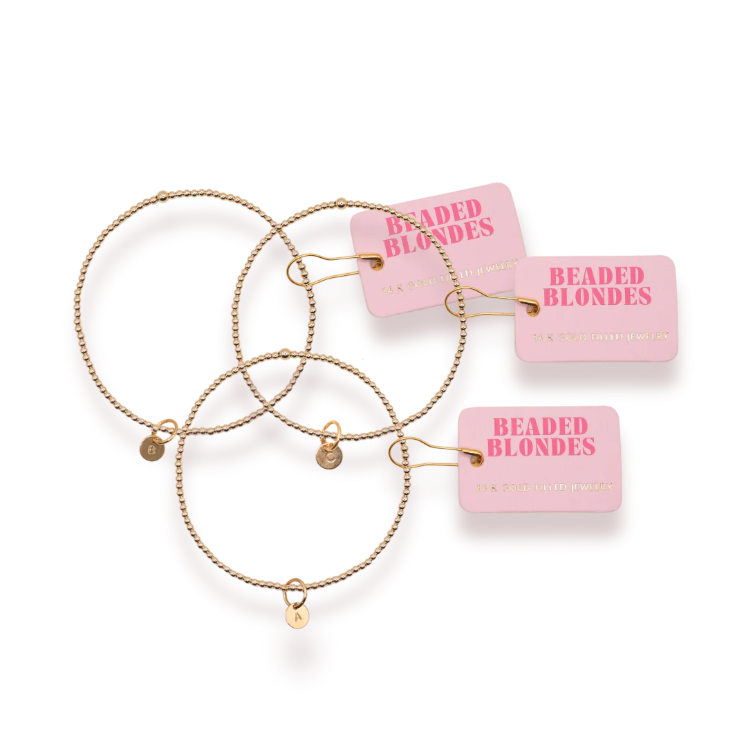 Gold Initial Bracelet