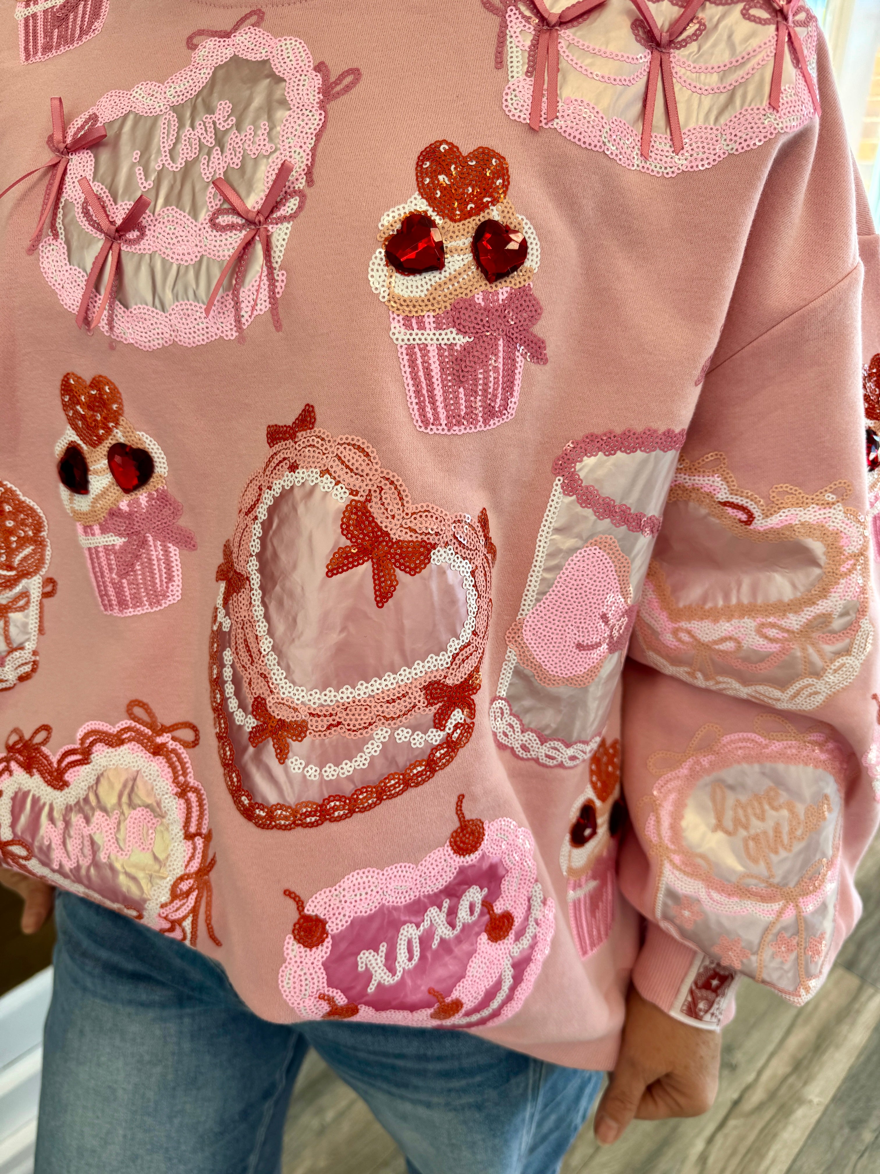 Pink Cakes & Pastries Sweatshirt