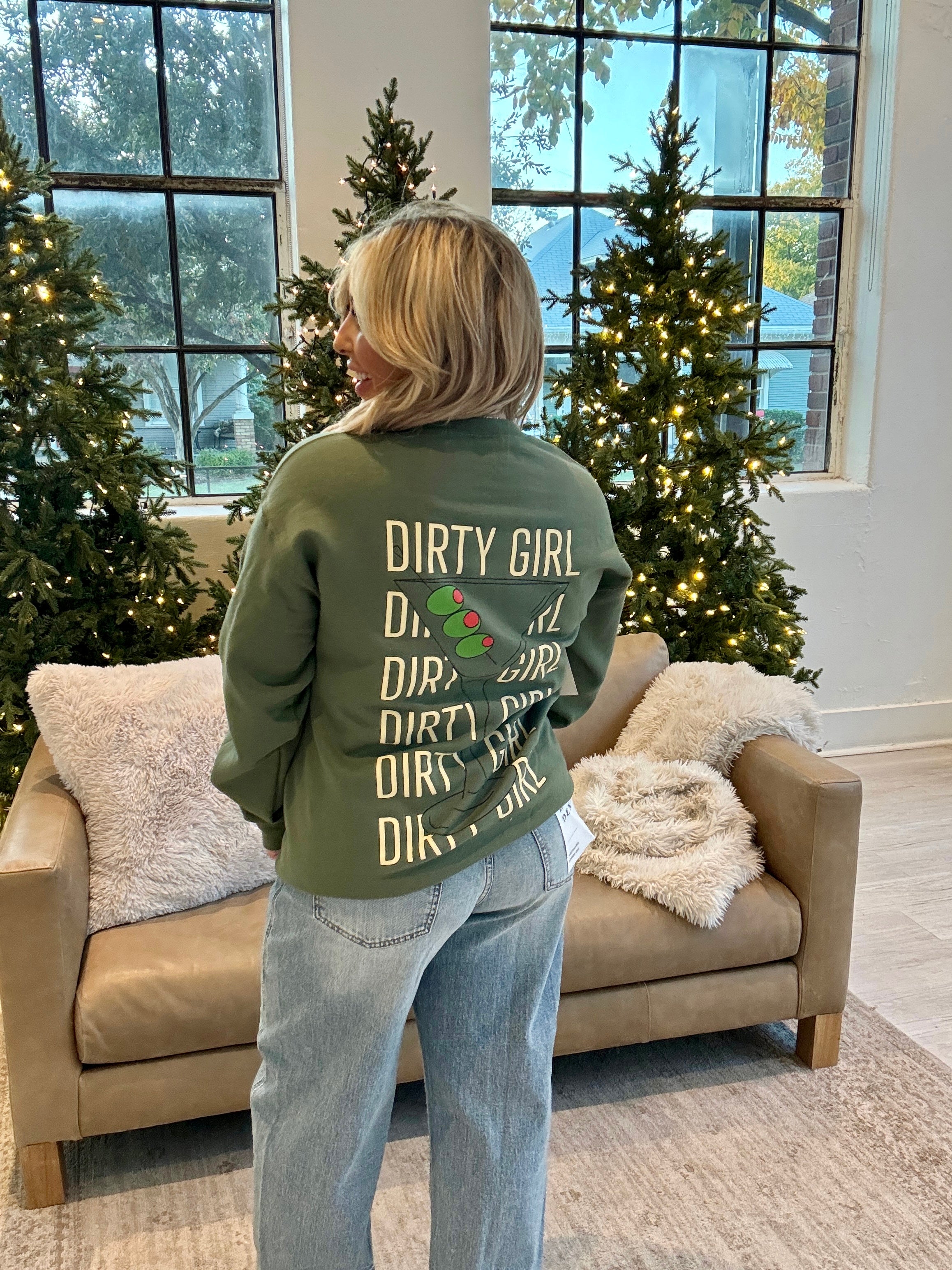 Dirty Girl Martini Crewneck