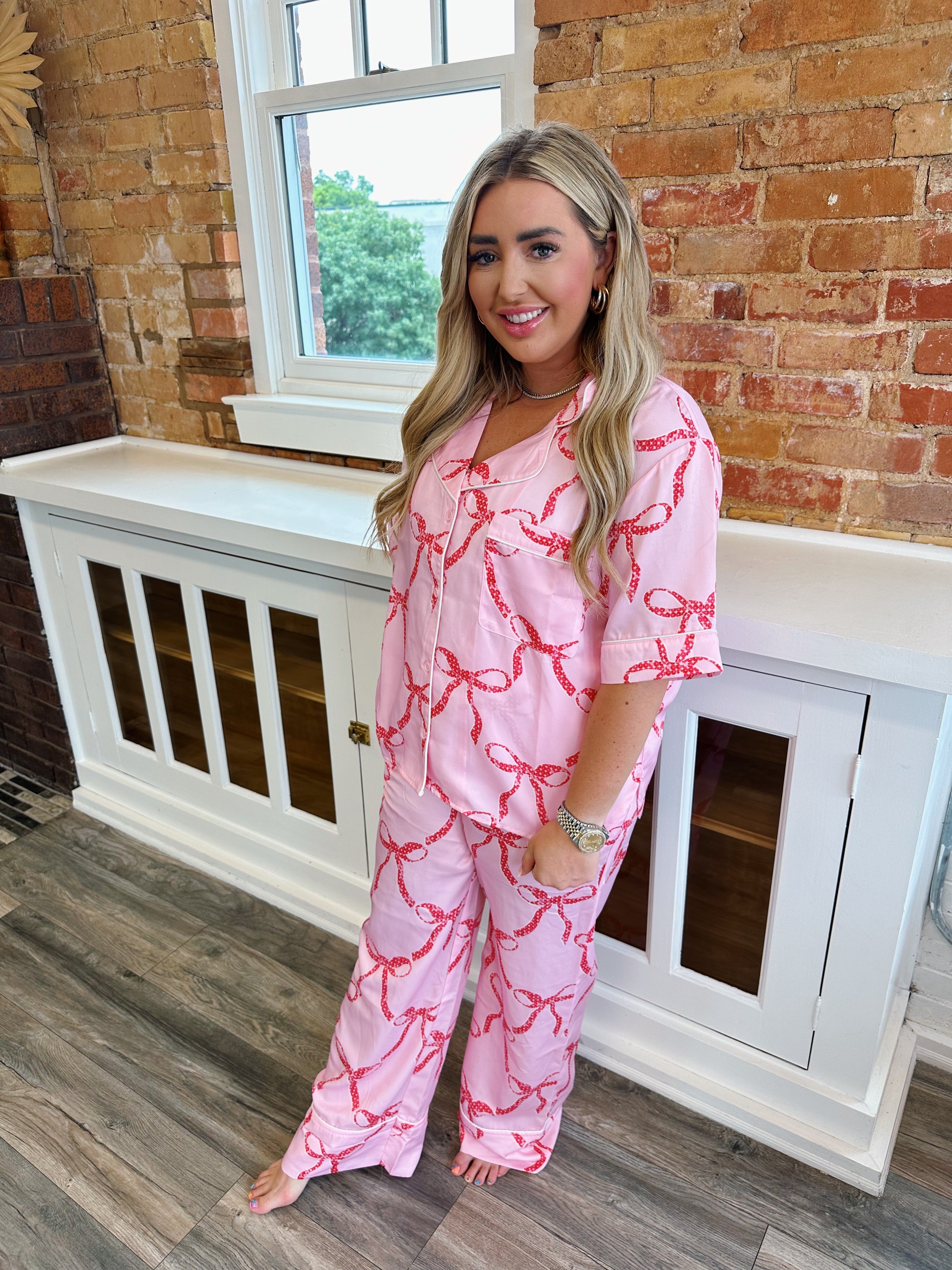 Emma Ribbon Pajama Set