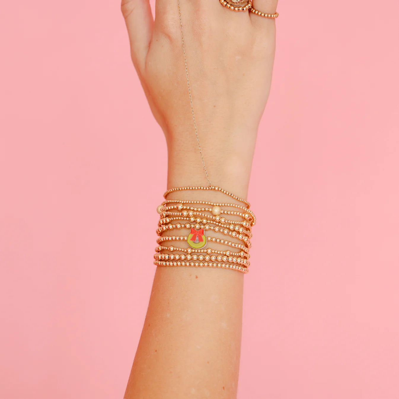 Wreath Bracelet - Beaded Blondes