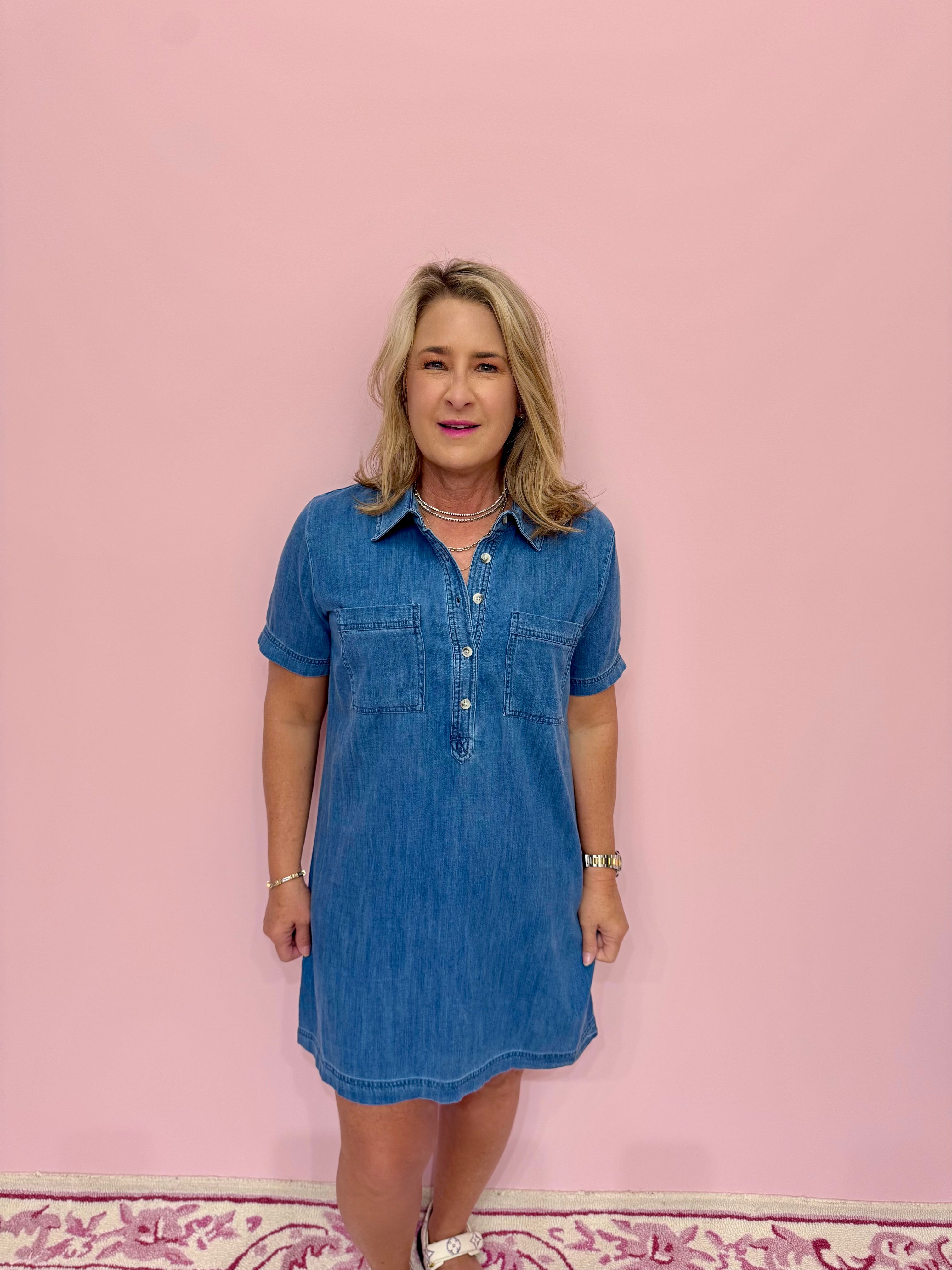 Authentic Denim Mini Dress