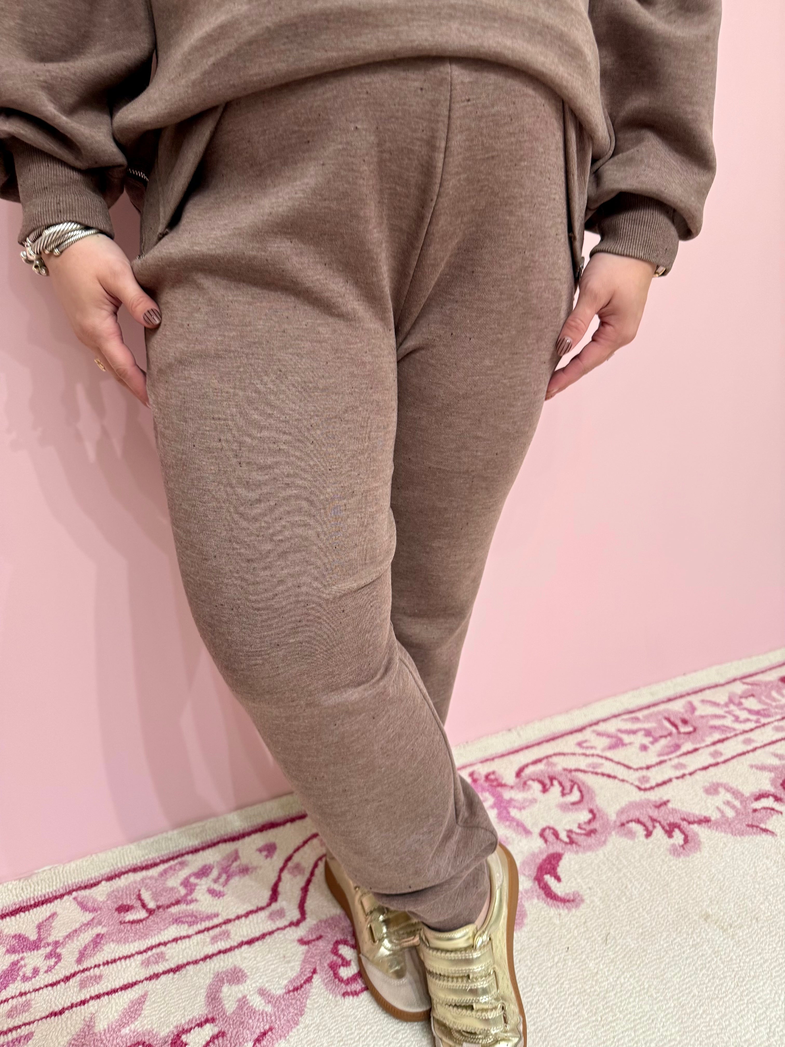The Slim Cuff Pant Deep Taupe