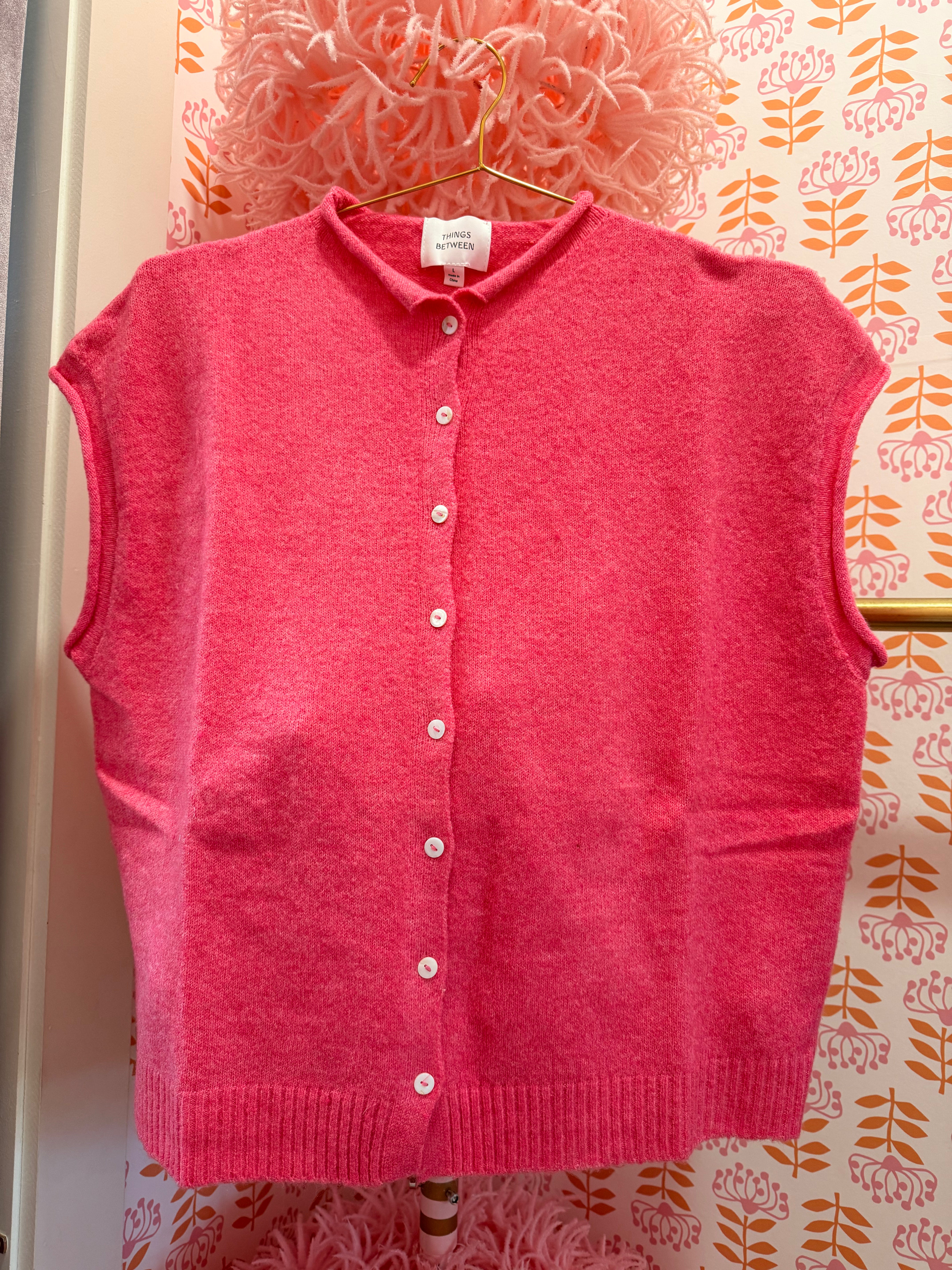 Sweater Vest Cardigan