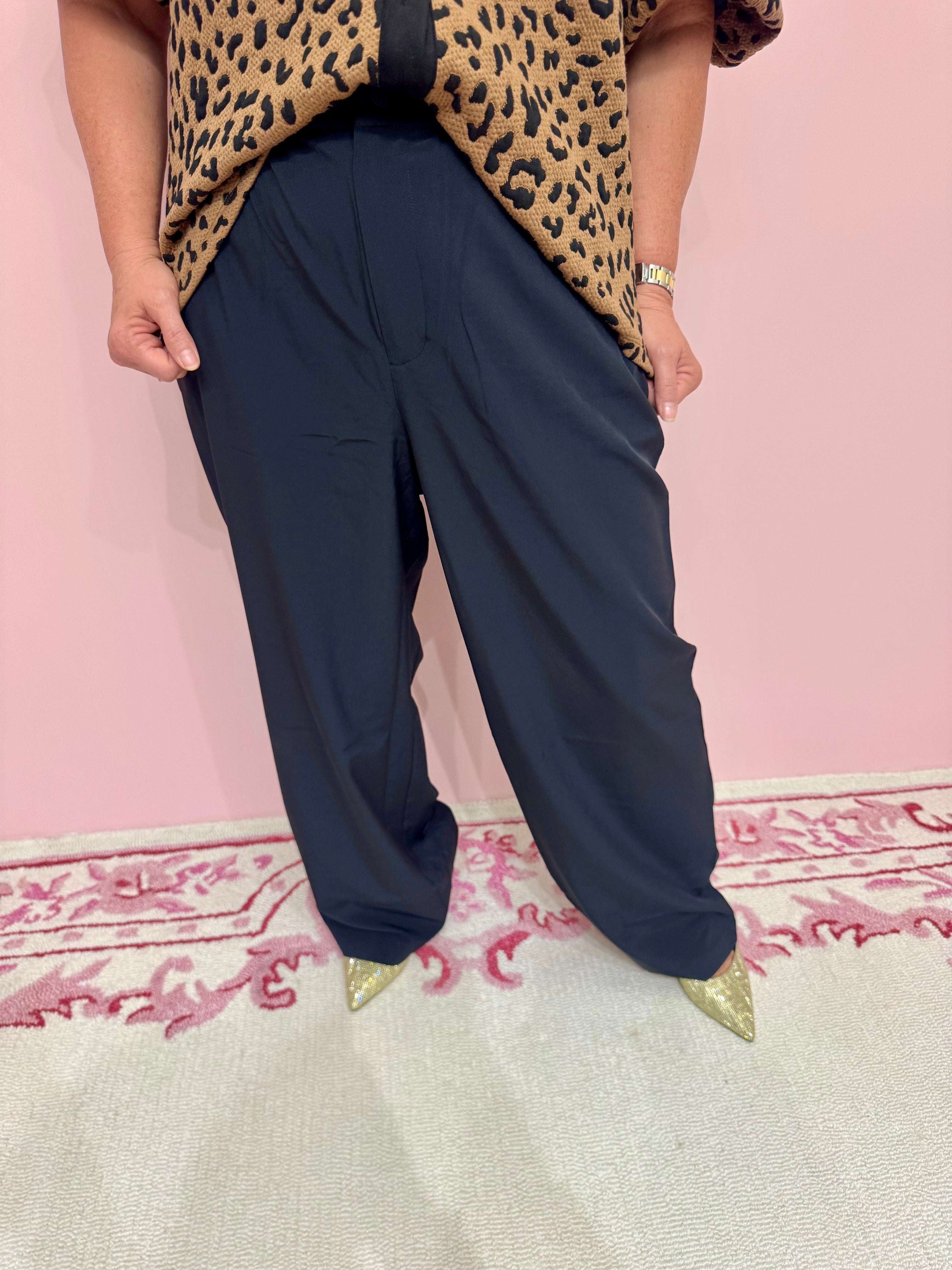 Kayson Wide Leg Black