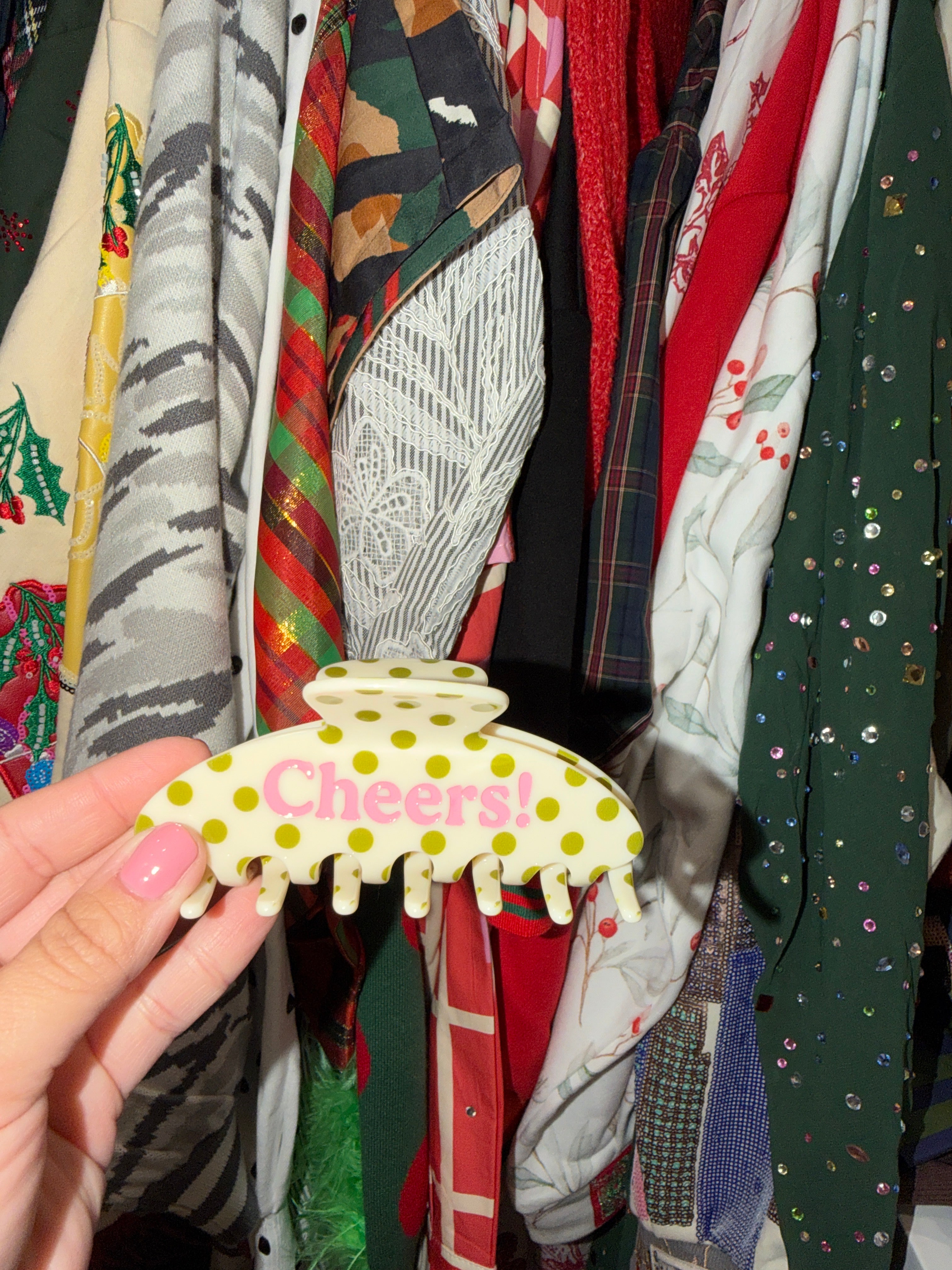 Christmas Claw Clips