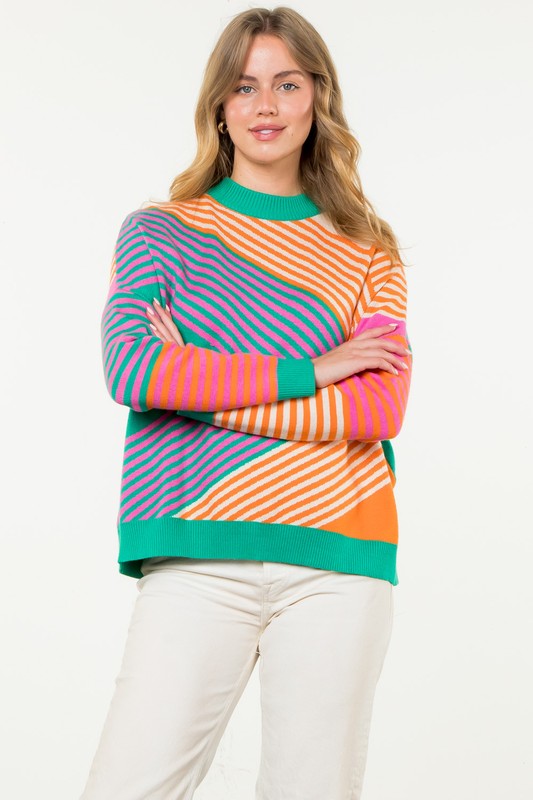 Amber Striped Sweater