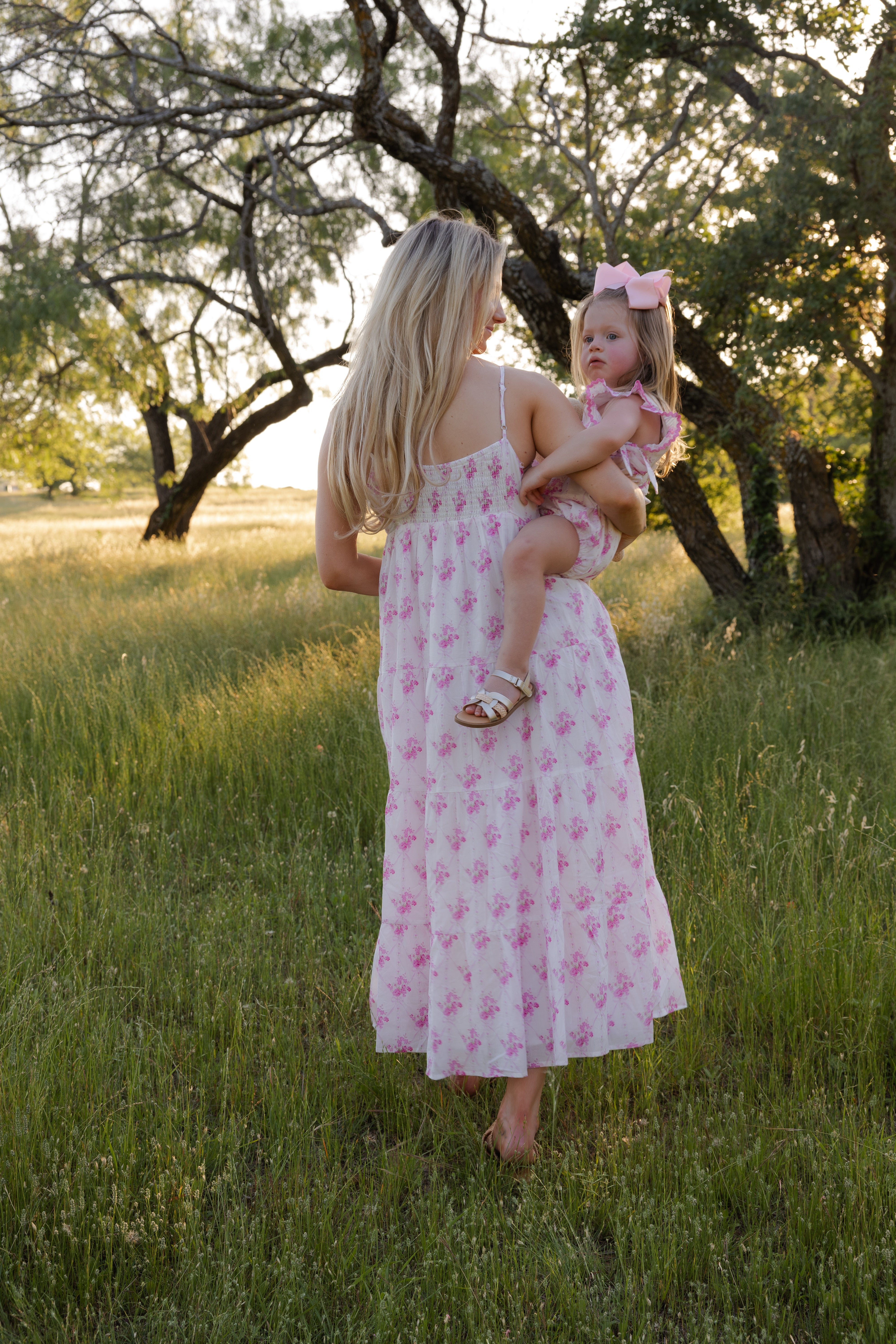 Hallie Bow Midi Dress