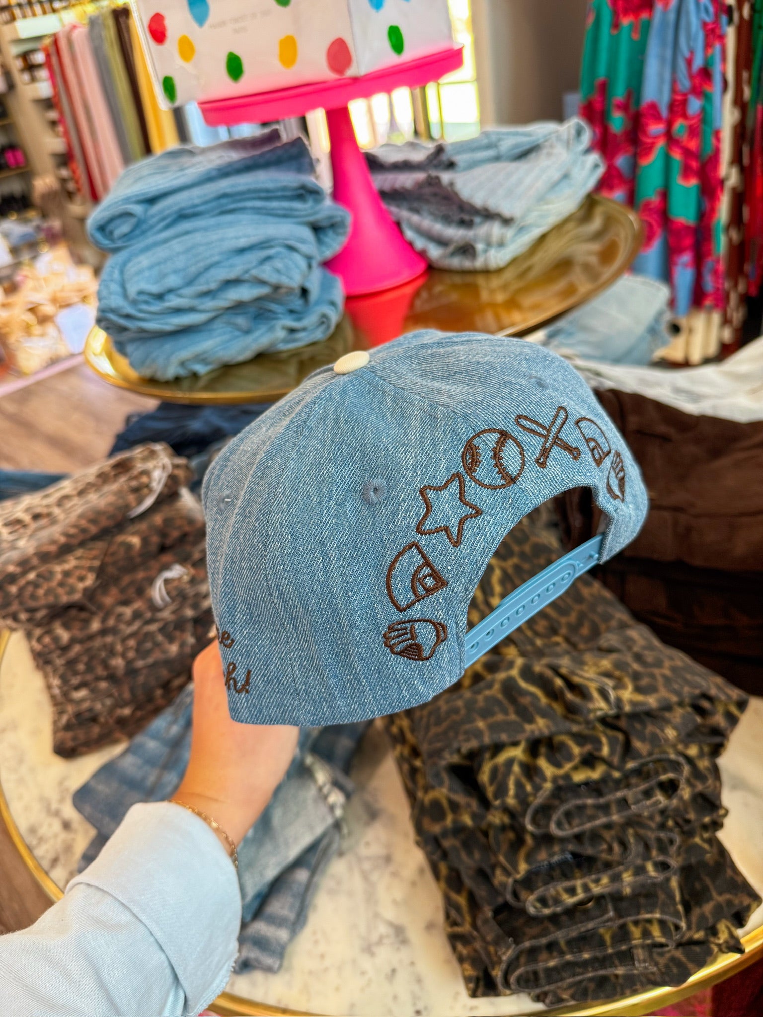 Baseball Mom Canvas Cap