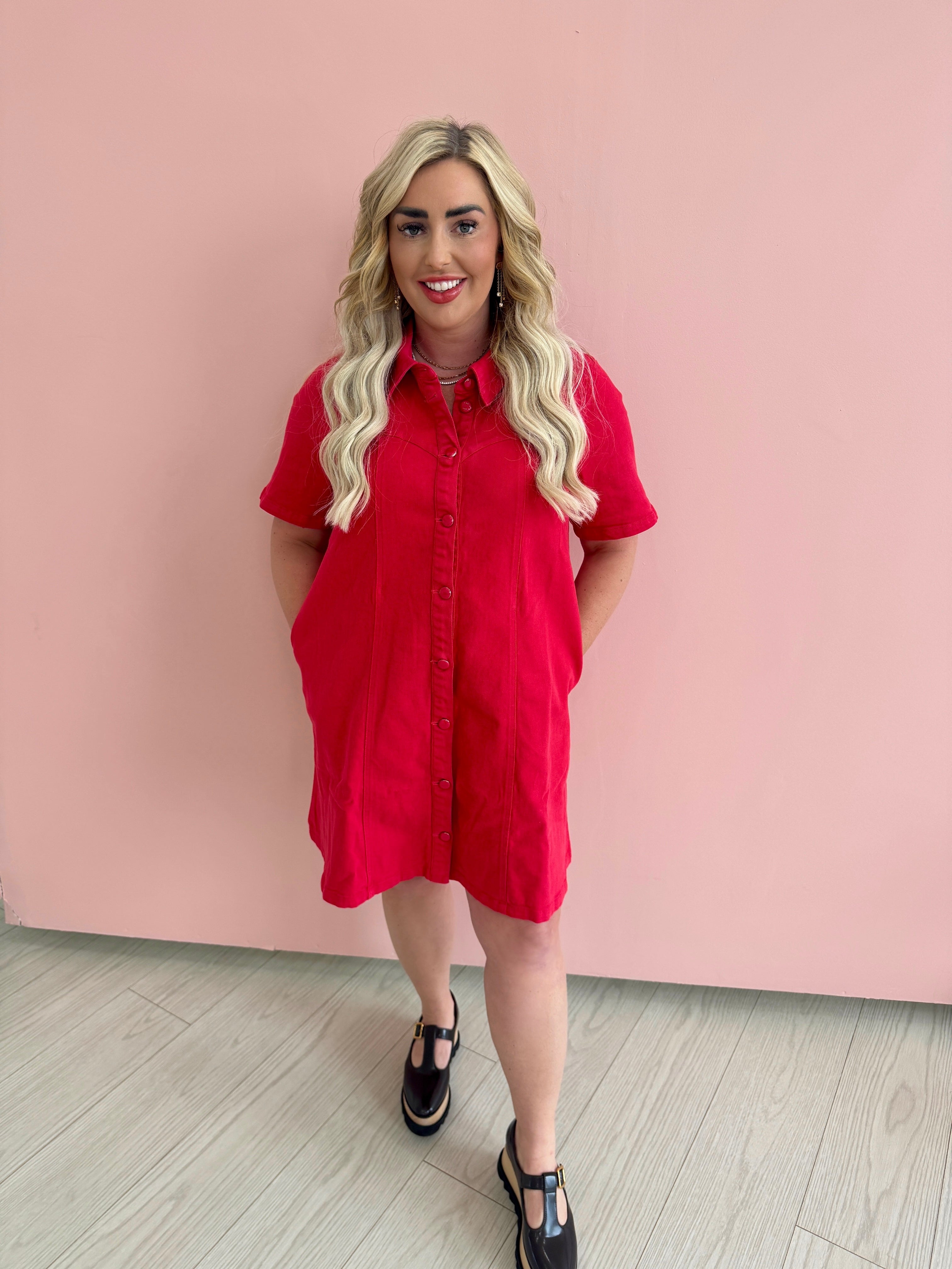 Sally Denim Mini Dress