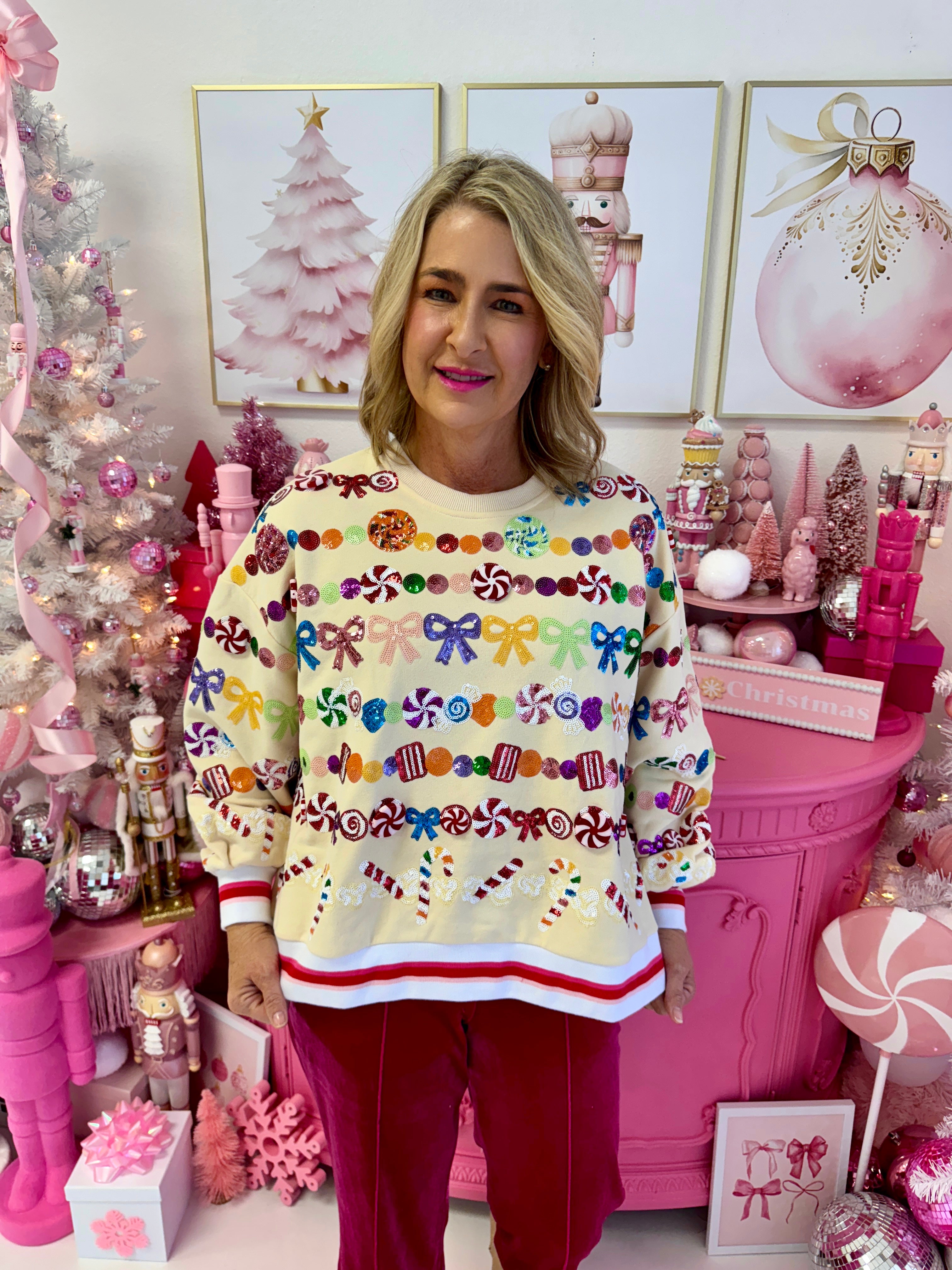 Candy Garland Sweatshirt