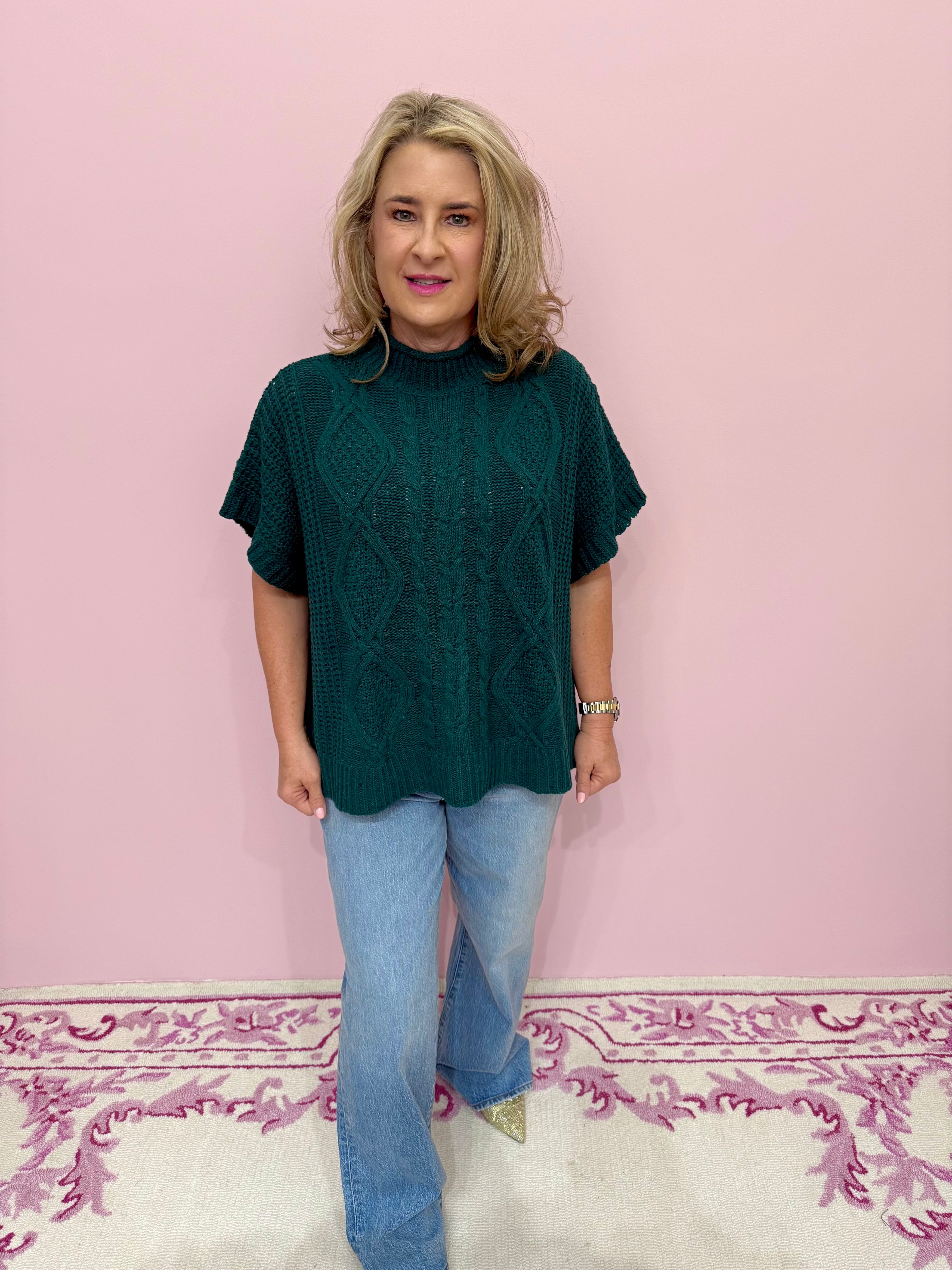 Claude Cable Knit Sweater