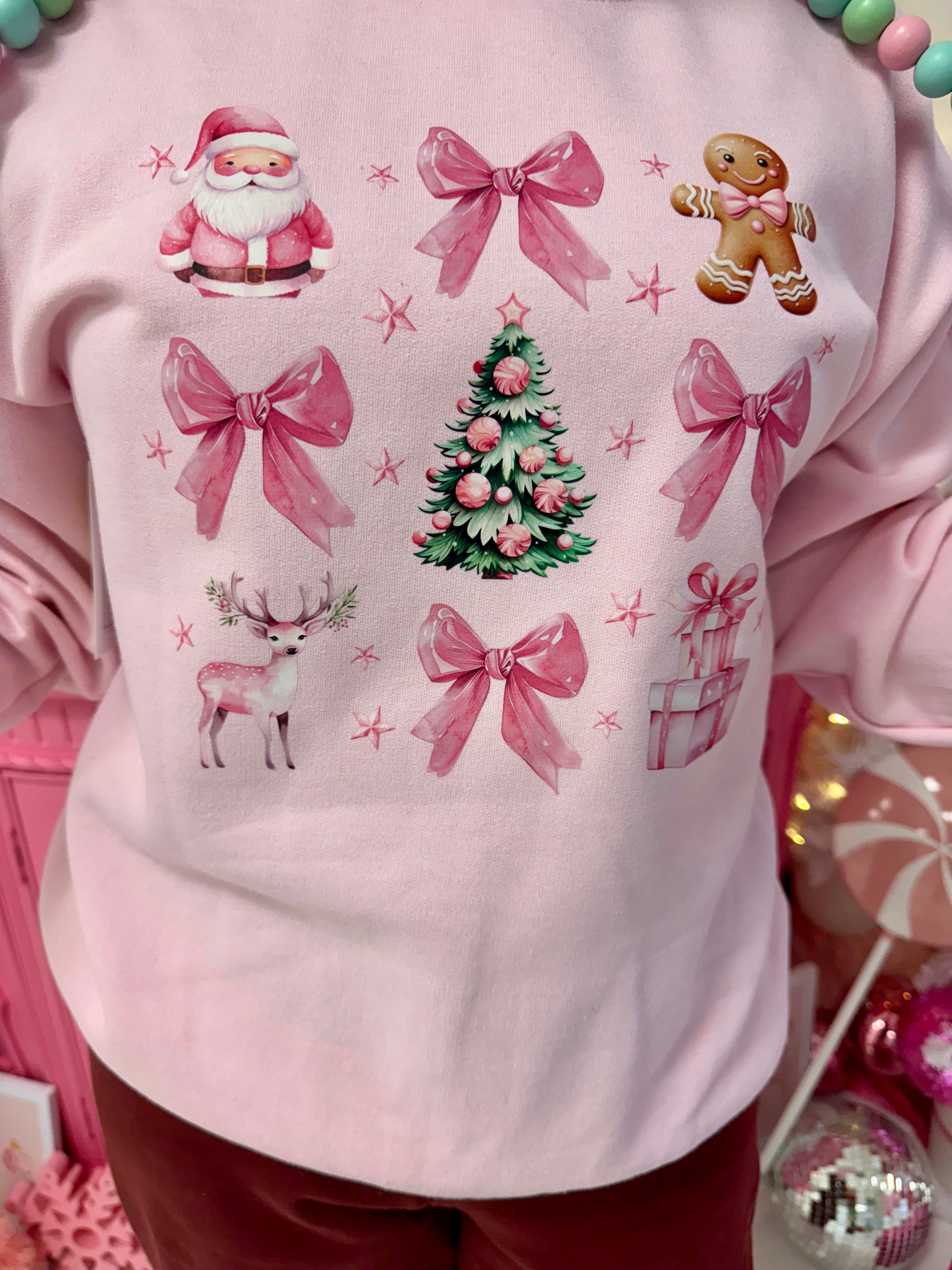 Pink Gingerbread Sweatshirt