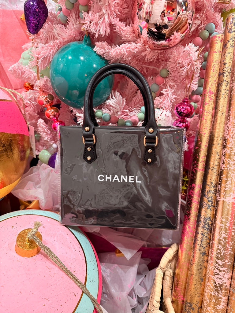 Chanel Small Shopping Bag with leather cross body strap